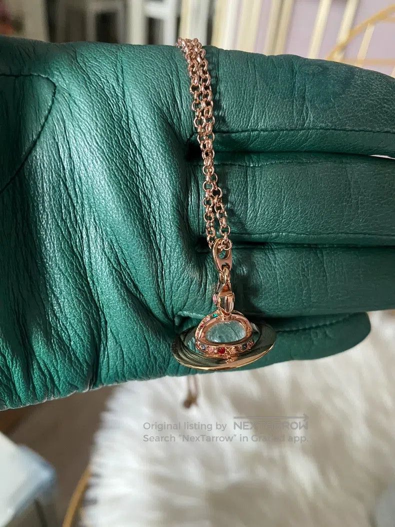 Vivienne Westwood Vivienne Westwood Medium rose gold orb necklace Size ONE SIZE - 2 Thumbnail