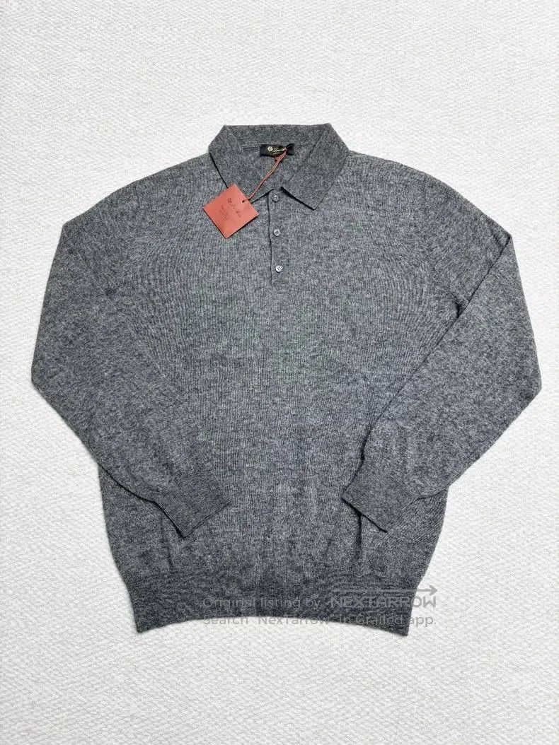 Loro Piana Loro Piana Men's Gray Polo Sweater. Size US L / EU 52-54 / 3 - 1 Thumbnail