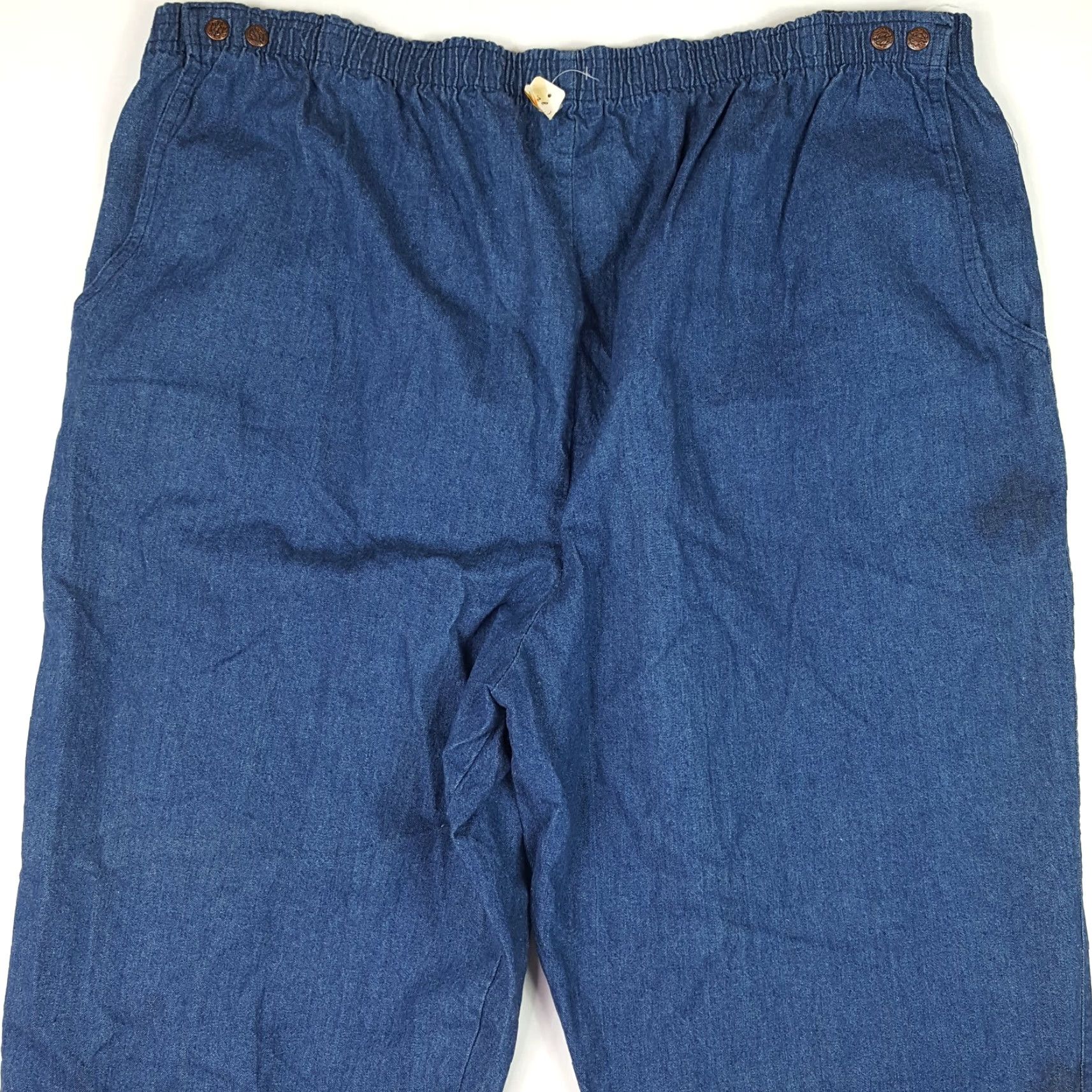 Vintage VINTAGE HIGH Denim Jeans 26W Women's Blue 80s Stretch High Waist Tapered Relaxed Pockets Zip Inseam 30" Vintage 80s Blue Jeans Women High Rise 26W Size 26" / US 2 / IT 38 - 2 Thumbnail