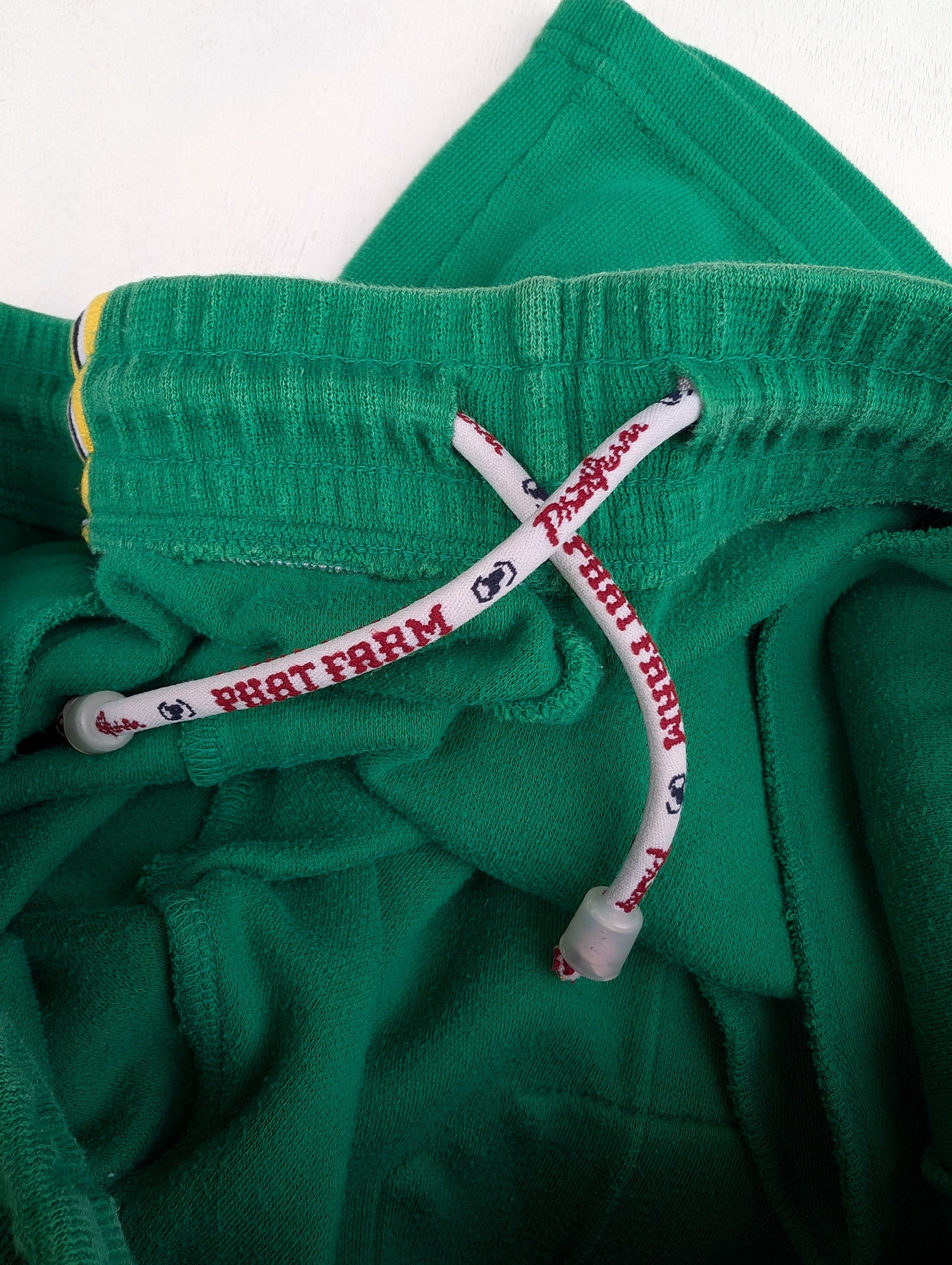 Phat Farm × Vintage Vintage 00s Y2K Phat Farm Cotton shorts green/yellow sz XL Size US 31 - 6 Thumbnail