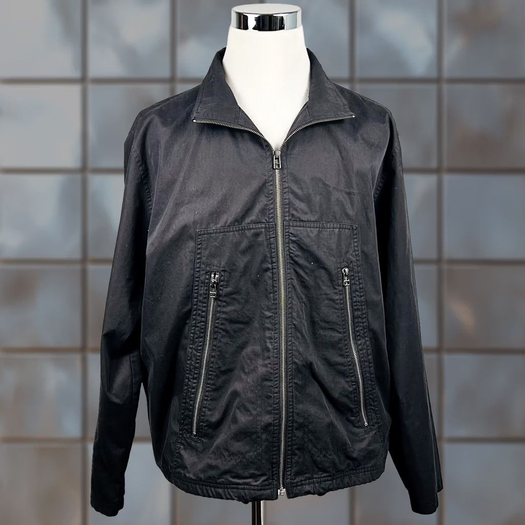 Calvin Klein Calvin Klein XL Full Zip Jacket Black 100% Cotton Casual Fall Spring Mens Jacket Bomber Full Zip Black Calvin Klein XL Size US XL / EU 56 / 4 - 1 Thumbnail