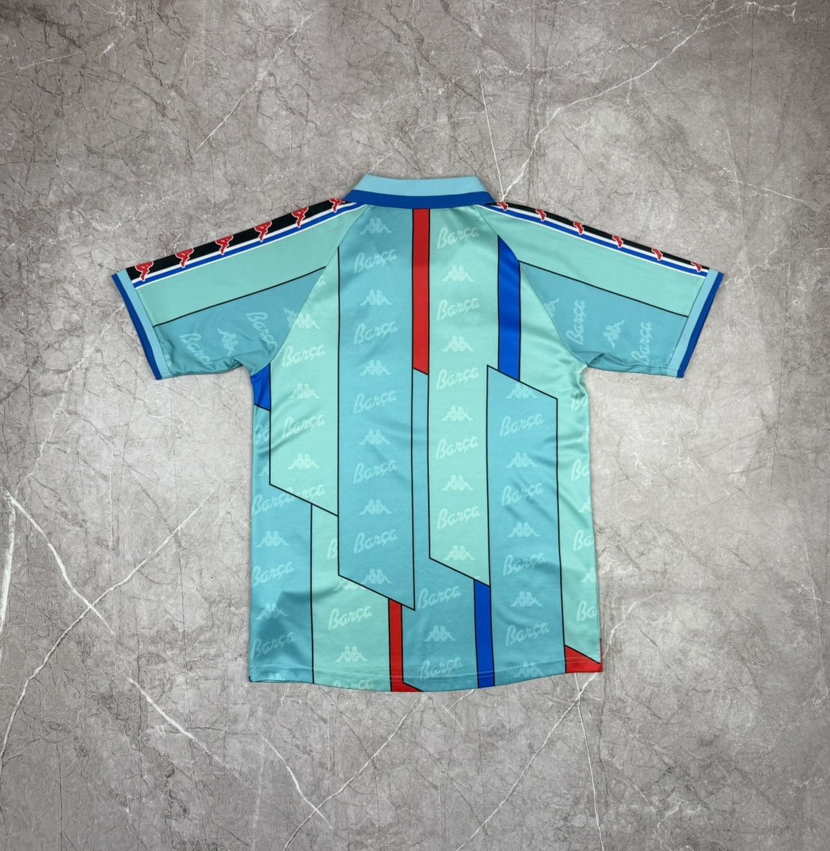 Kappa Barcelona 1996-97 Away Retro Jersey Size M Size US M / EU 48-50 / 2 - 3 Thumbnail