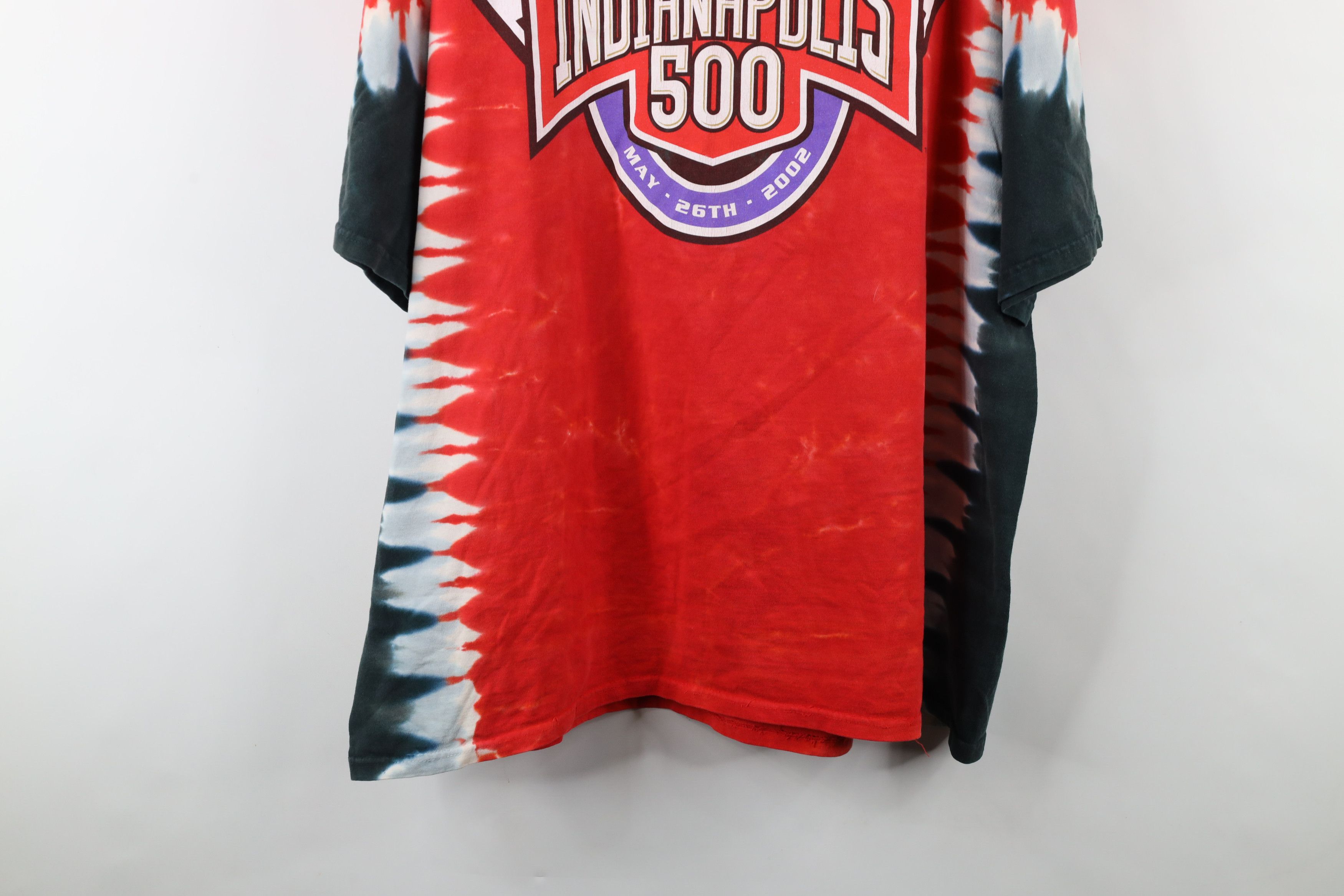Liquid Blue × Vintage Vintage Y2K Liquid Blue Indianapolis 500 Acid Wash T-Shirt Size US XXL / EU 58 / 5 - 3 Thumbnail
