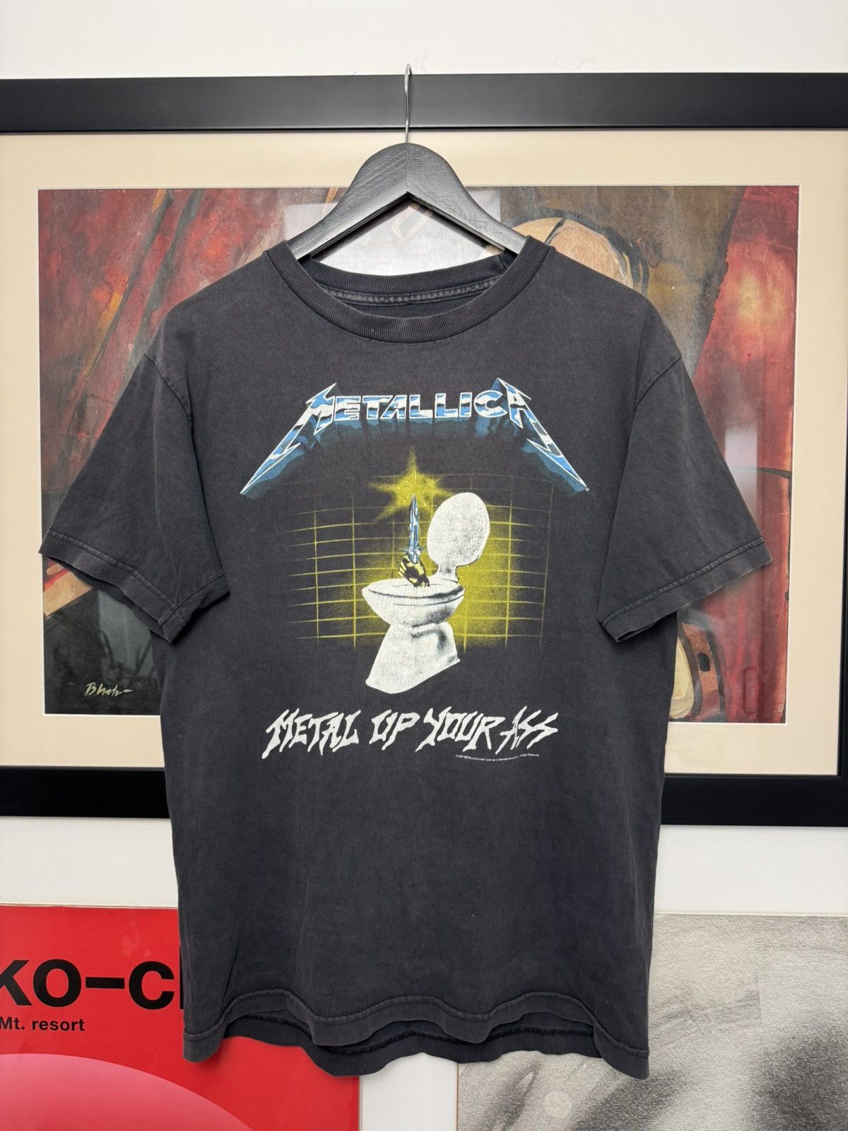 Band Tees Metallica Metal Up Your Ass Vintage Band Tee Distressed Y2k Size US M / EU 48-50 / 2 - 1 Thumbnail