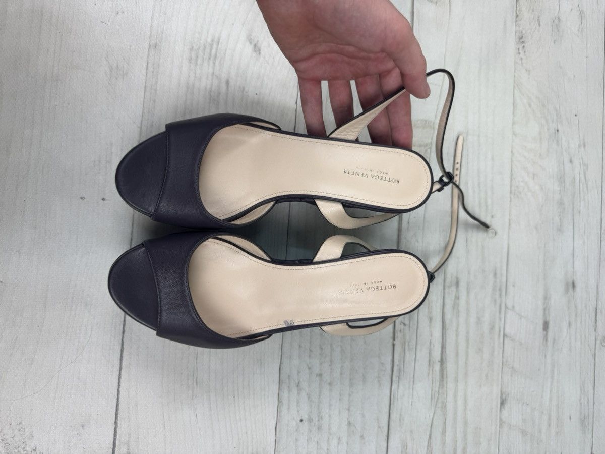 Bottega Veneta Bottega Veneta Leather Platform Sandals Size US 7 / IT 37 - 12 Thumbnail