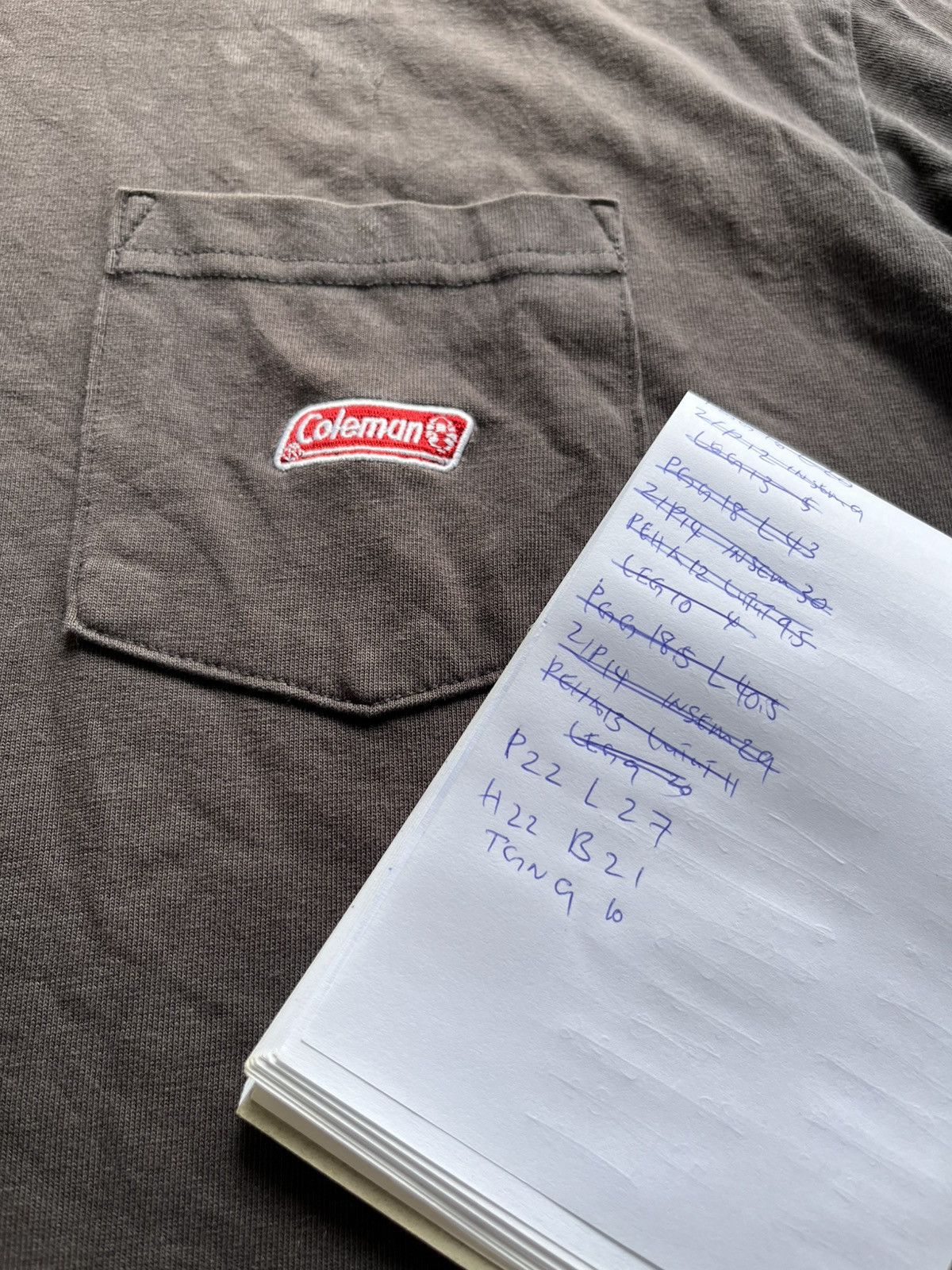 Coleman Coleman Single Pocket Backhit Many Logo Tee Size US L / EU 52-54 / 3 - 7 Thumbnail