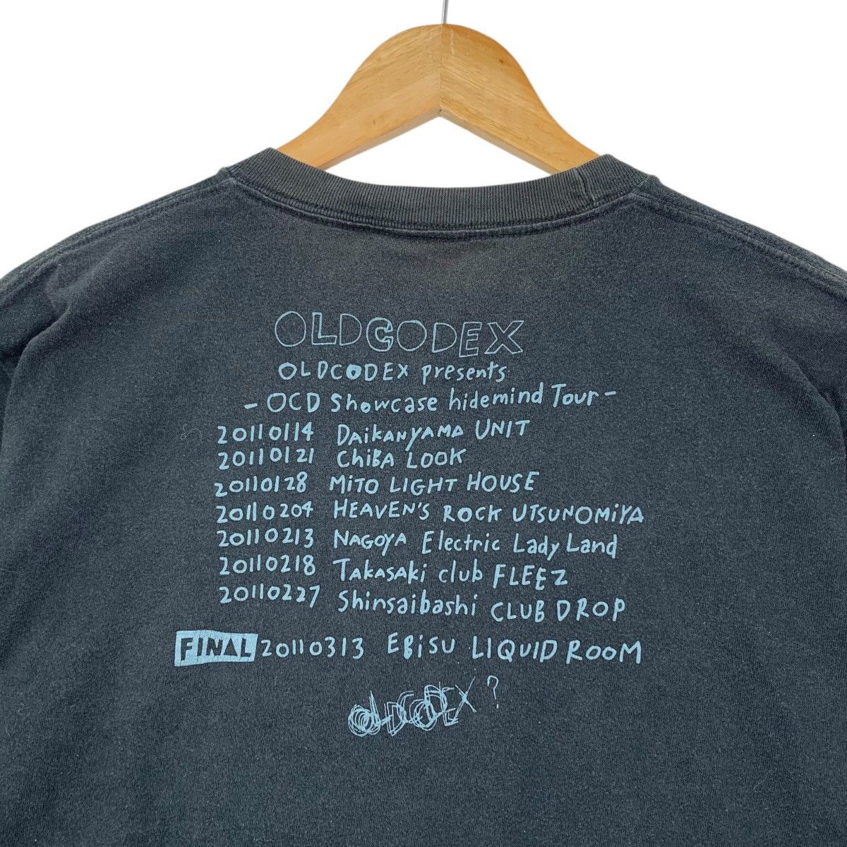 Japanese Brand OLDCODEX HIDEMIND Showcase Tour Japanese Band Shirt Size US M / EU 48-50 / 2 - 5 Thumbnail