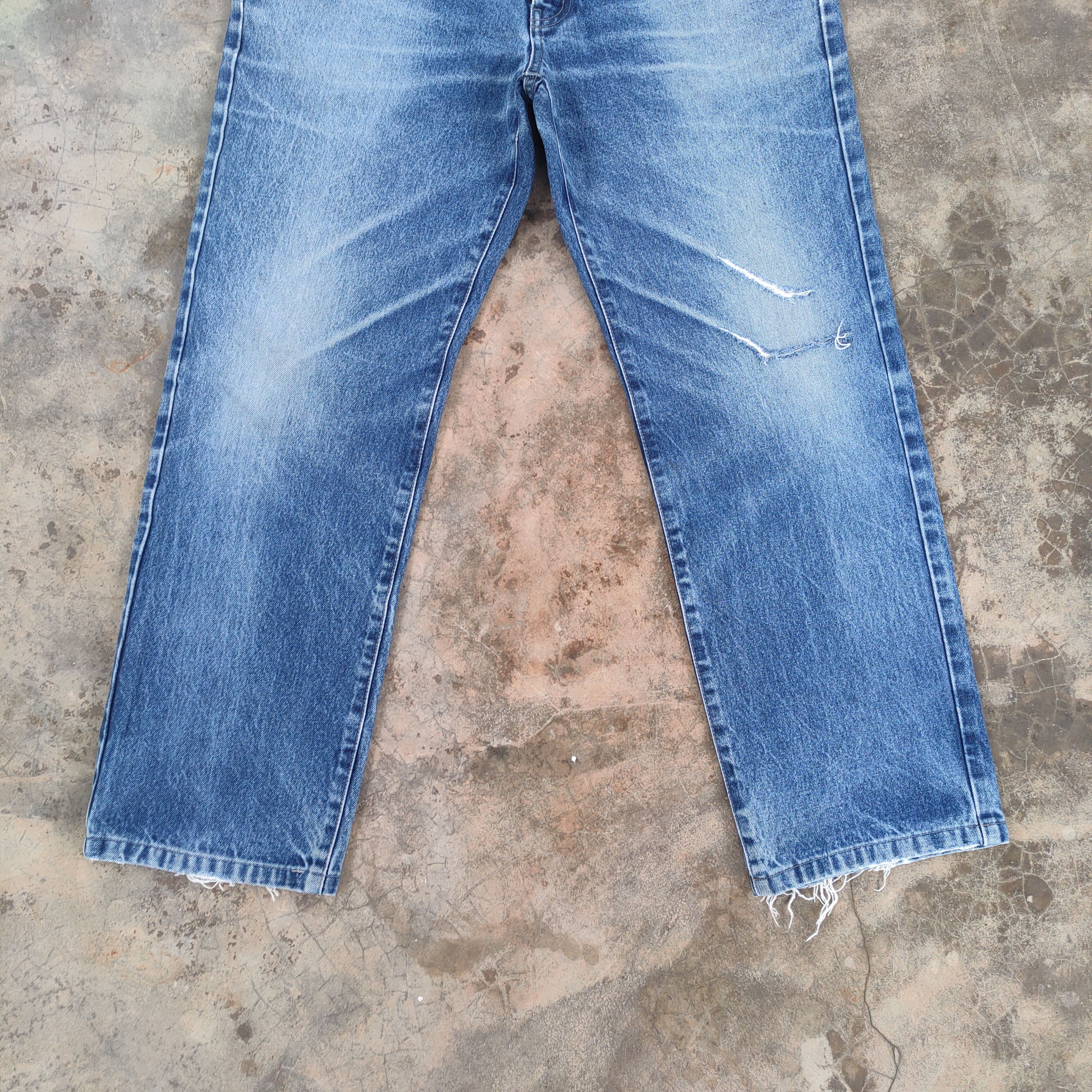 Japanese Brand W34 VINTAGE JAPANESE FADED DISTRESSED JEANS PANTS Size US 34 / EU 50 - 4 Thumbnail