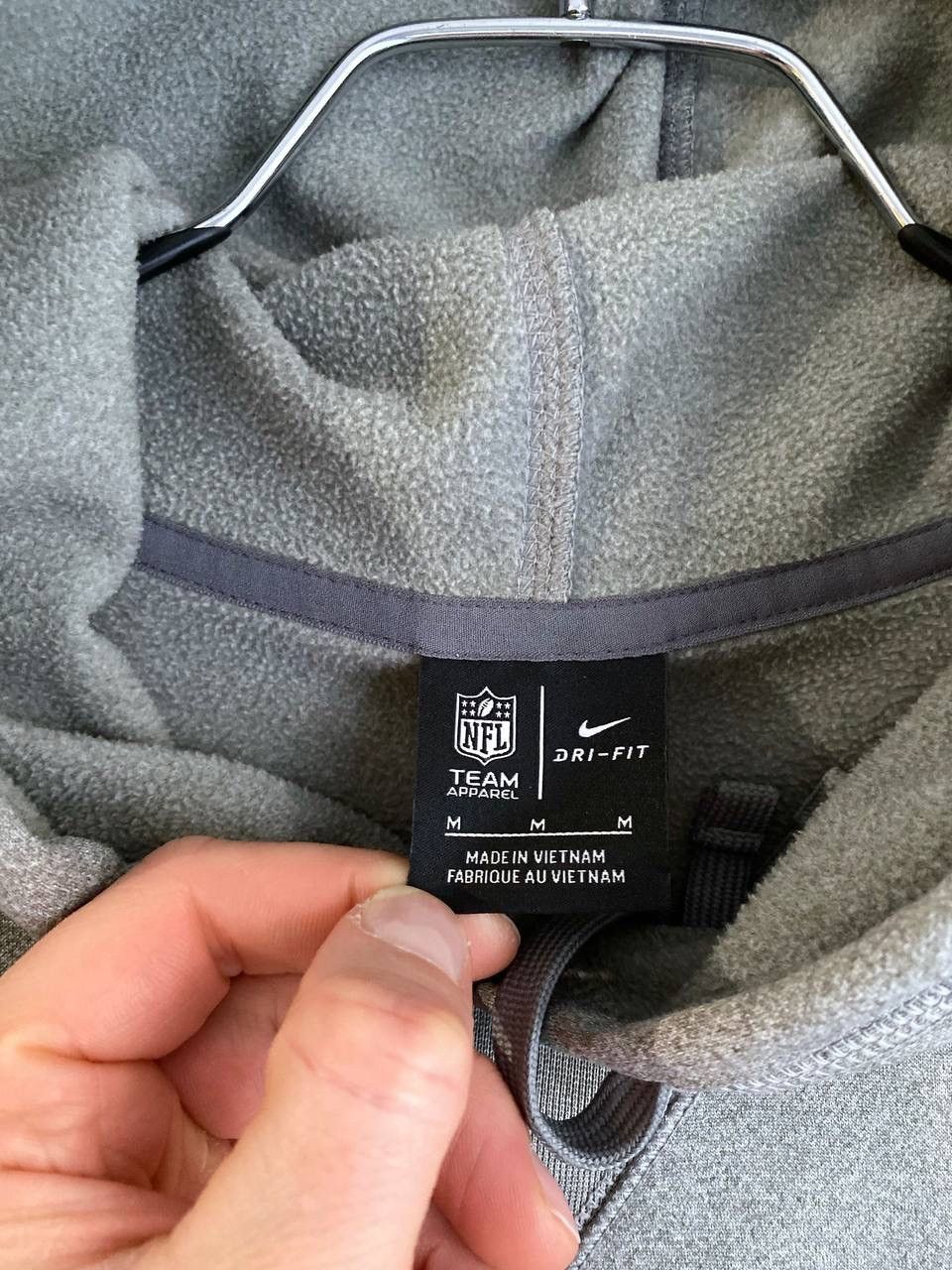 Nike Nike x NFL Dallas Cowboys Men's Therma Fit Gray Hoodie, Sz M Size US M / EU 48-50 / 2 - 10 Thumbnail