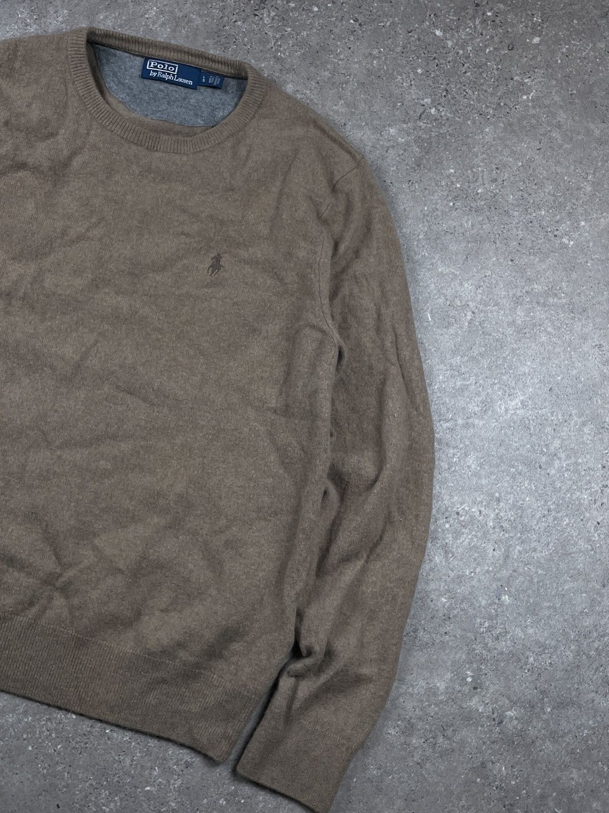 Polo Ralph Lauren Vintage Polo Ralph Lauren Brown Wool Sweater Size US L / EU 52-54 / 3 - 1 Thumbnail