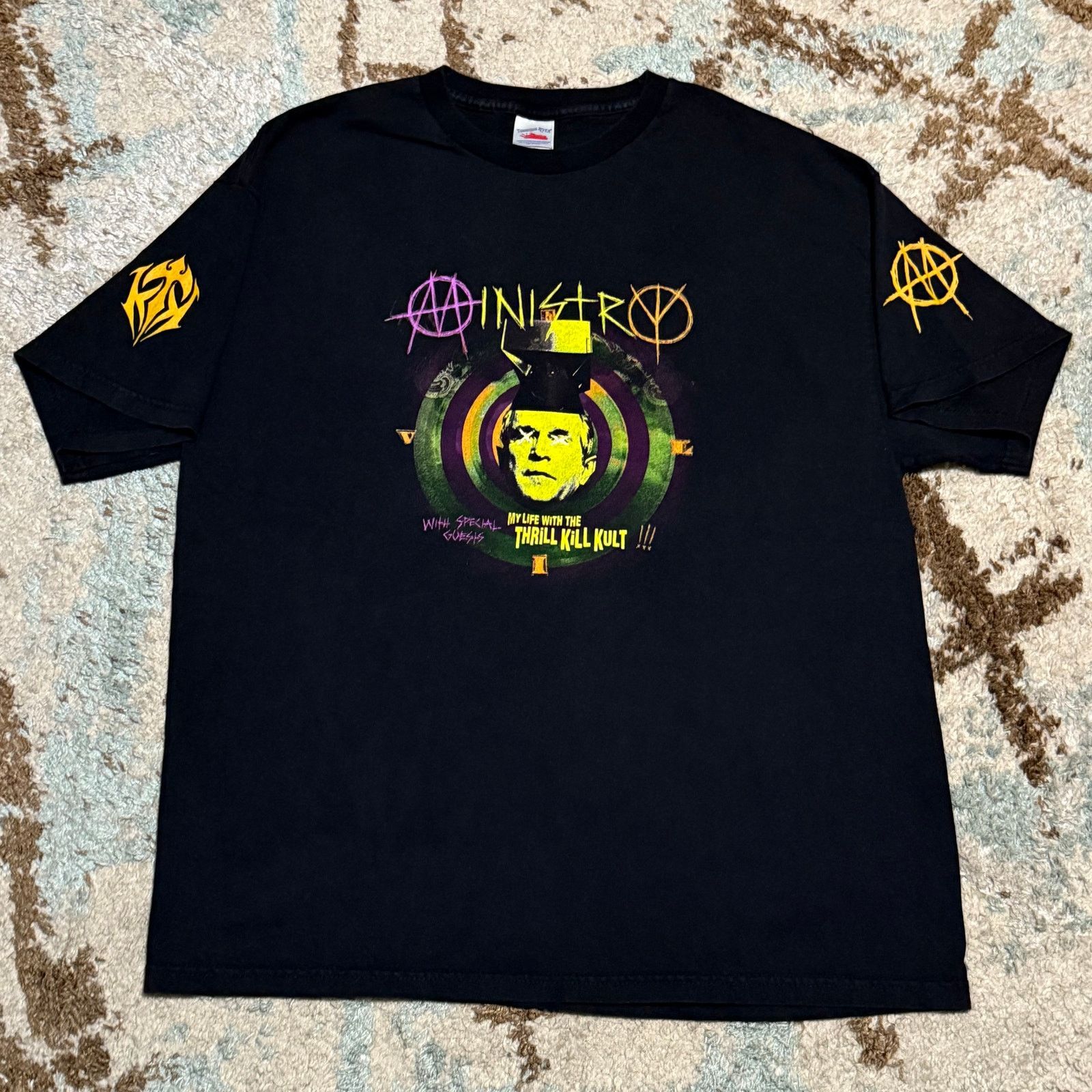 Band Tees × Vintage 2004 Ministry Evil Doer Tour Shirt w/ Thrill Kill Kult XL Size US XL / EU 56 / 4 - 2 Thumbnail
