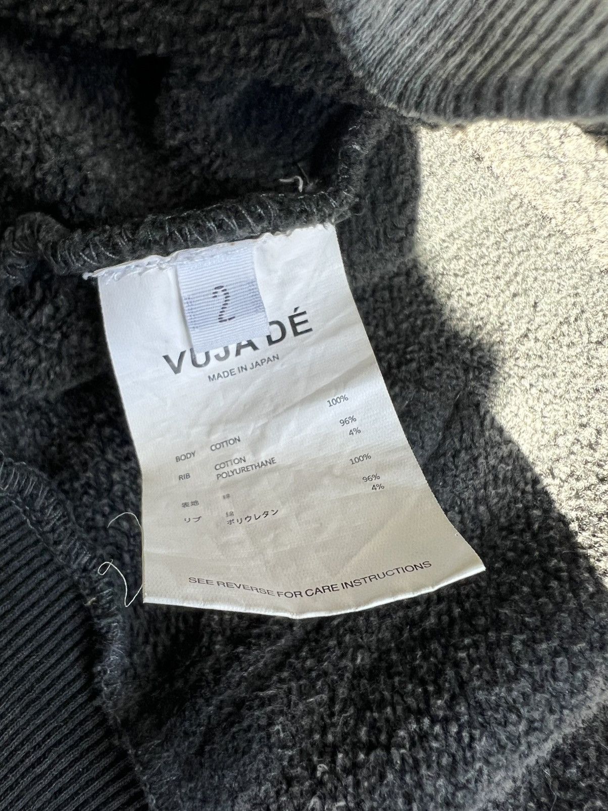 Vuja De Vuja De Uneven Dye Snap Hoodie Size US M / EU 48-50 / 2 - 4 Thumbnail