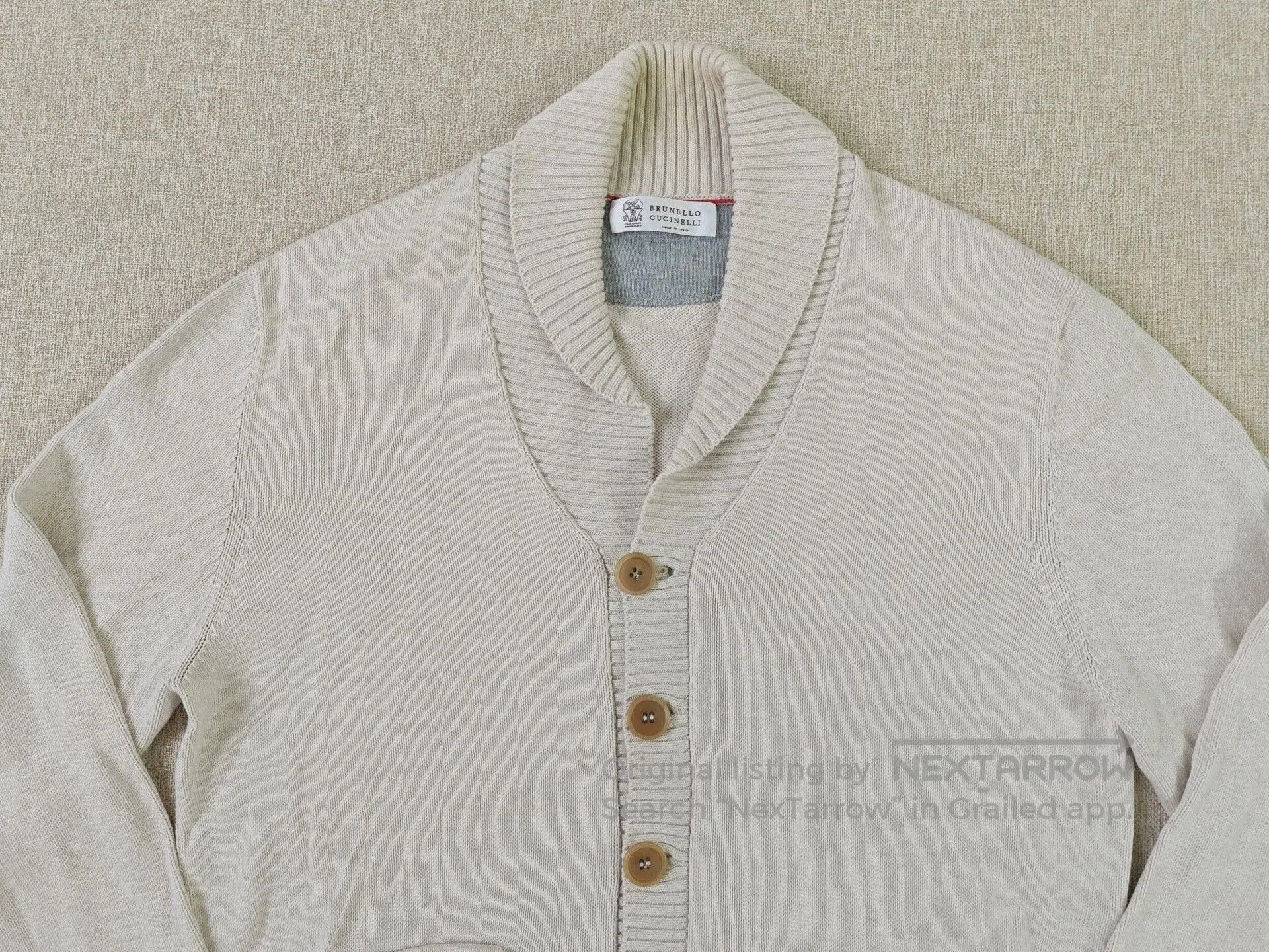 Brunello Cucinelli Brunello Cucinelli Men's Knit Cardigan. Size US M / EU 48-50 / 2 - 2 Thumbnail