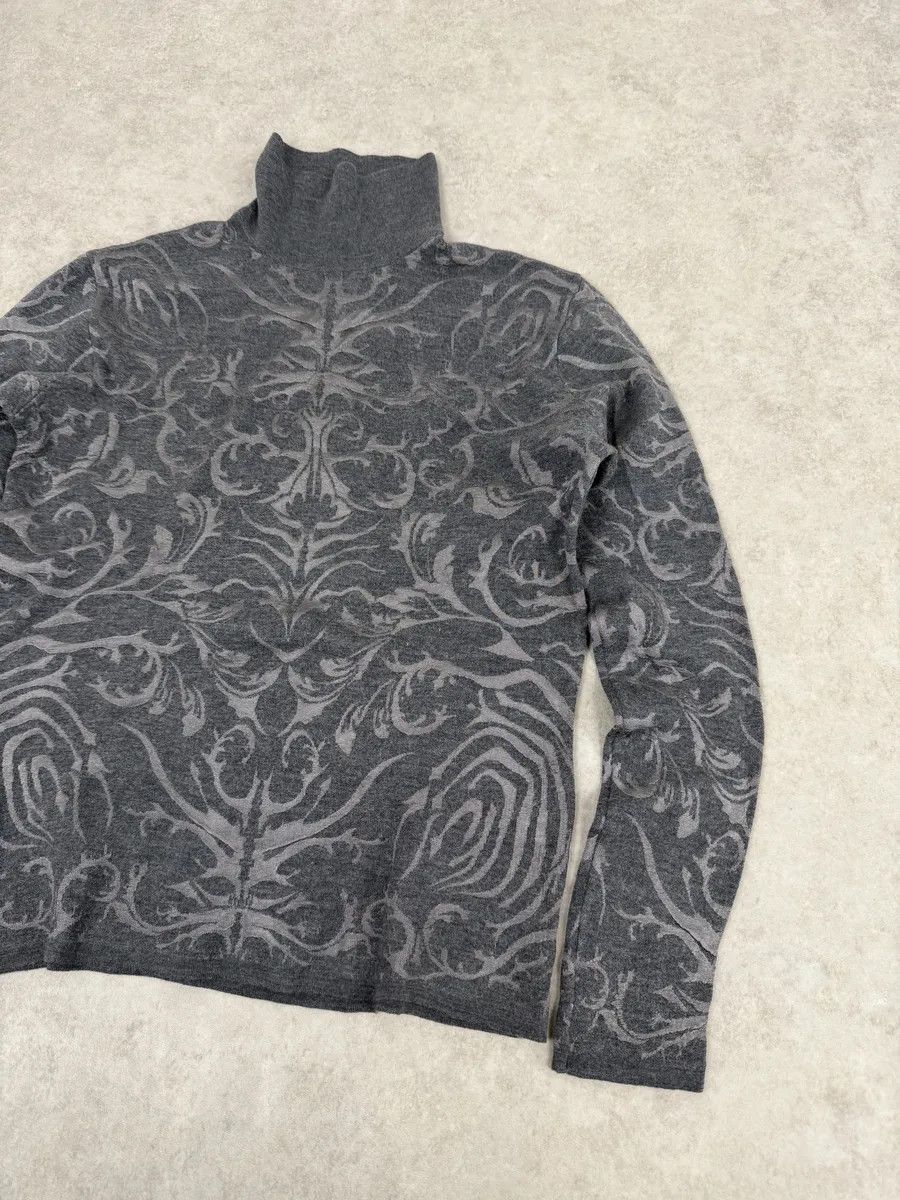 Roberto Cavalli AW2015 Roberto Cavalli Spiritual Grey Turtleneck Size US M / EU 48-50 / 2 - 6 Thumbnail