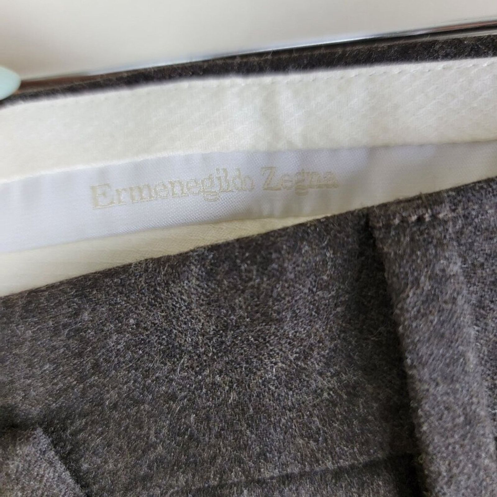 Ermenegildo Zegna Ermenegildo Zegna Tweed Wool Trouser Pants Mens 38R 75L102 Size US 38 / EU 54 - 13 Thumbnail