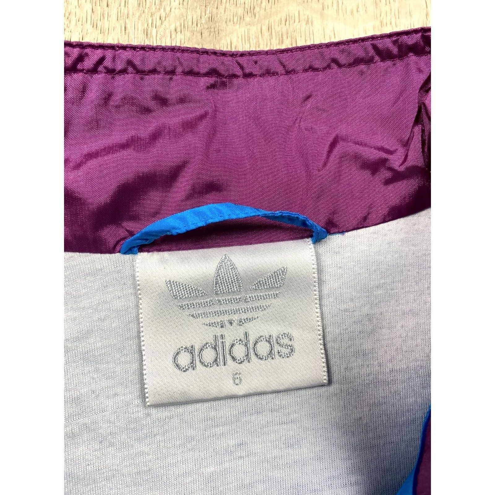 Adidas ADIDAS Track Jacket Track Pants 90s Vintage Mens Nylon XL Blue Tracksuit Mens 90s Size 46R - 6 Thumbnail