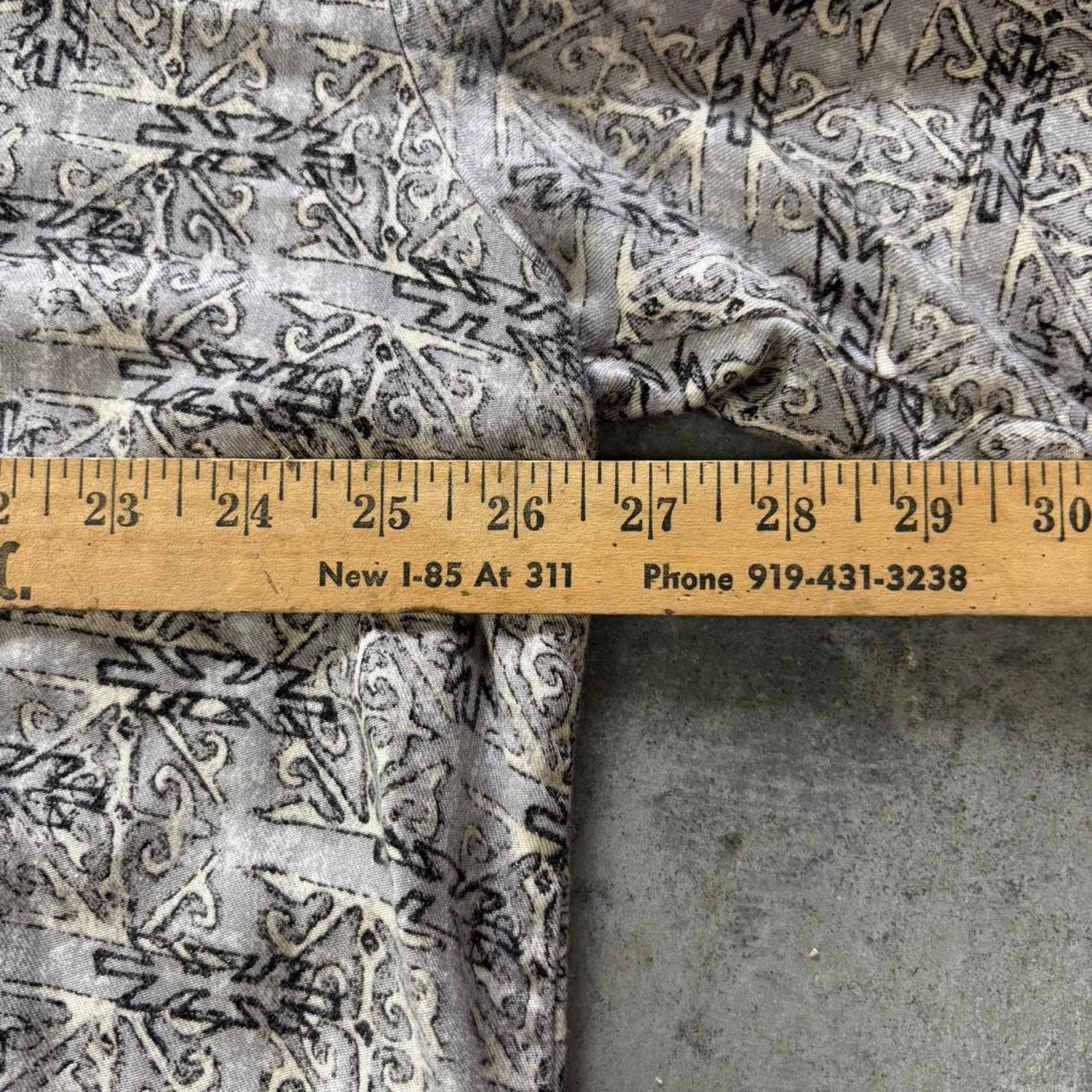 Affliction × Vintage 90s Vintage Patterned Button Up Shirt Size US XL / EU 56 / 4 - 4 Thumbnail