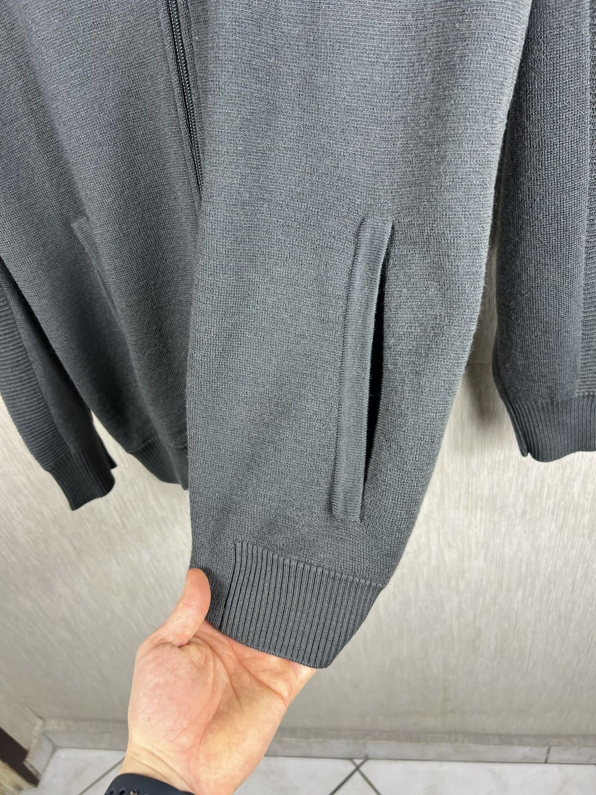 Emporio Armani EA7 Emporio Armani wool knitted hoodie zip cardigan knit Size US XL / EU 56 / 4 - 10 Thumbnail