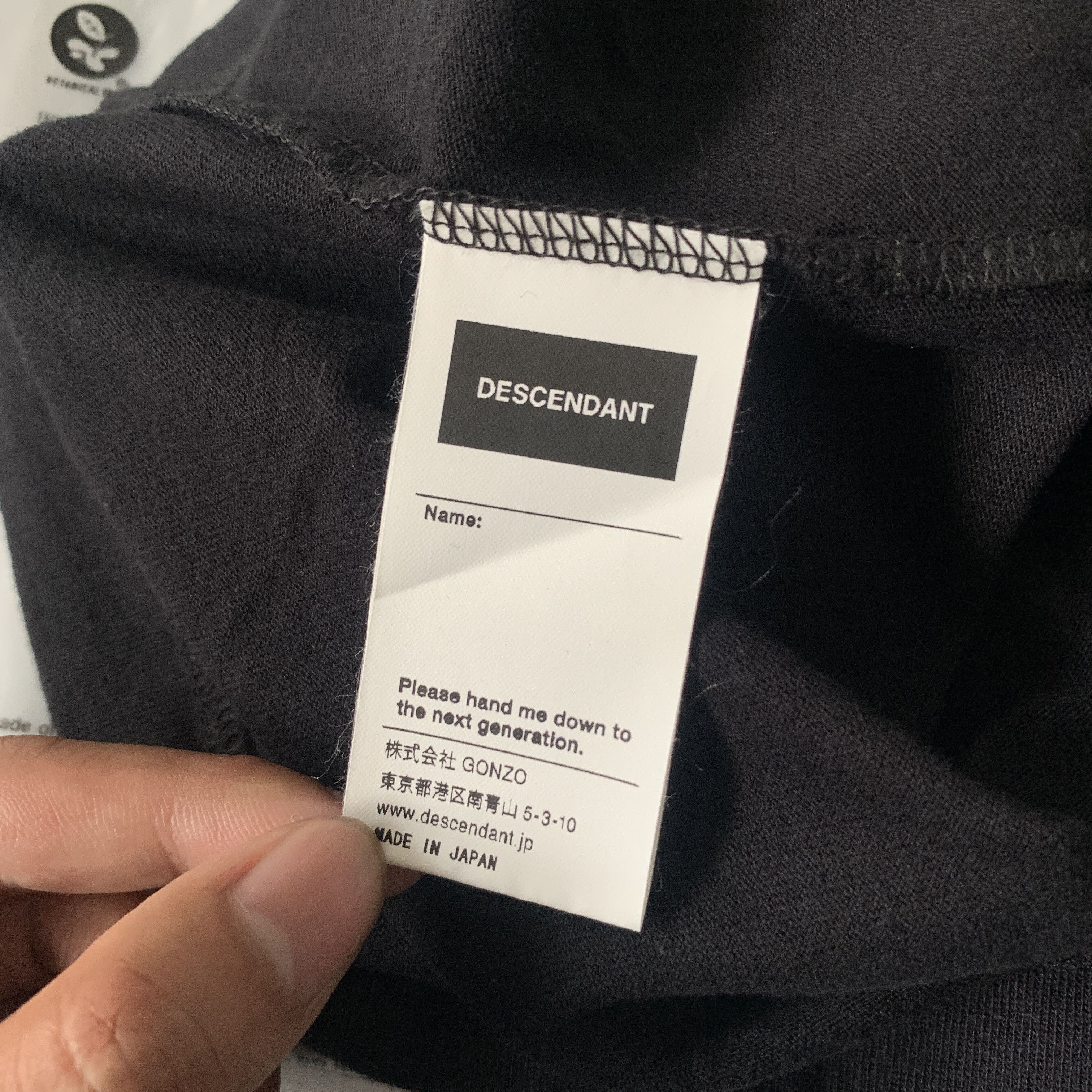 Japanese Brand Descendants CTS organic cotton crop ss Size US L / EU 52-54 / 3 - 6 Thumbnail