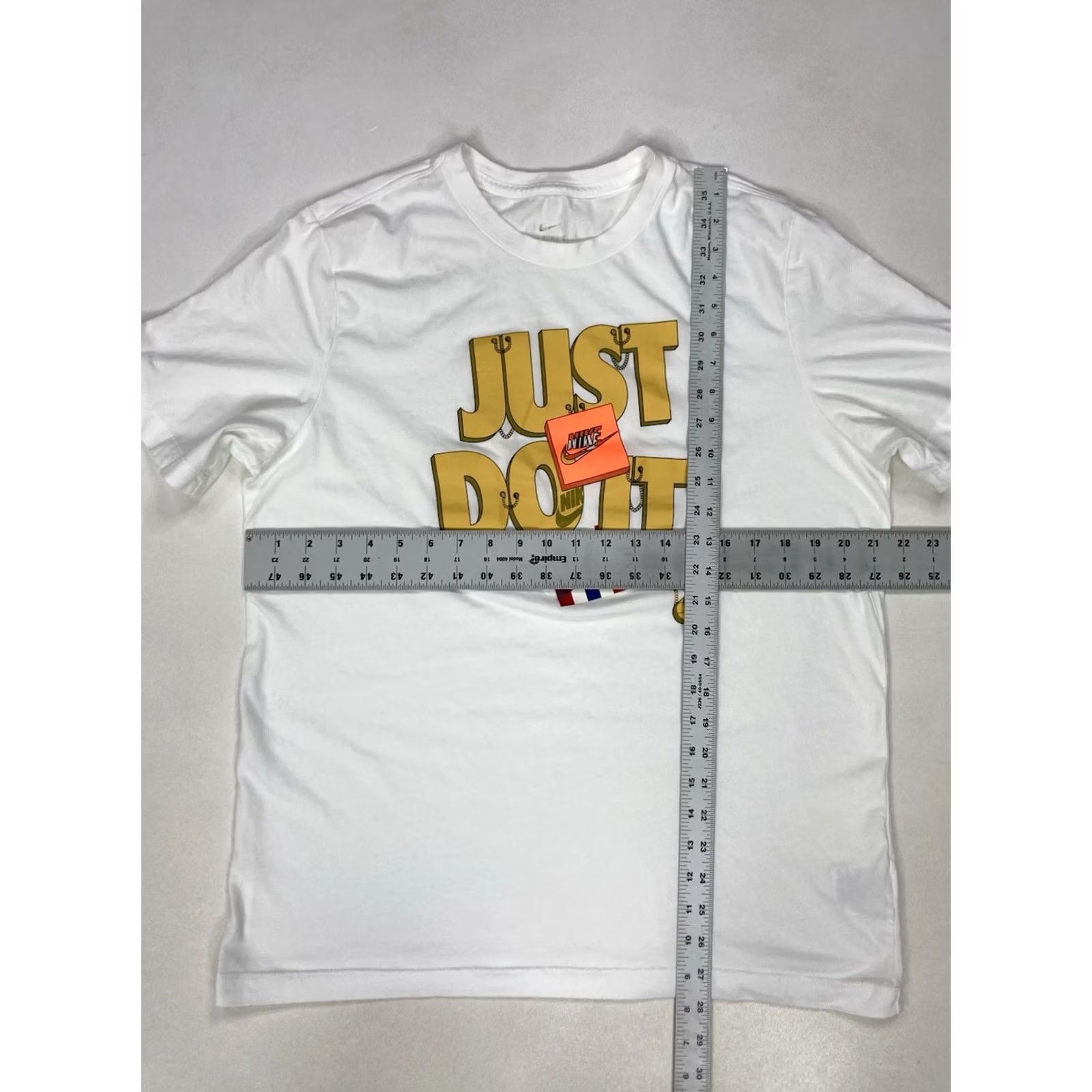 Nike Nike Dri-Fit Just Do It Graphic T-shirt Men Large White Short Sleeve CV1075 100 Size US L / EU 52-54 / 3 - 6 Thumbnail