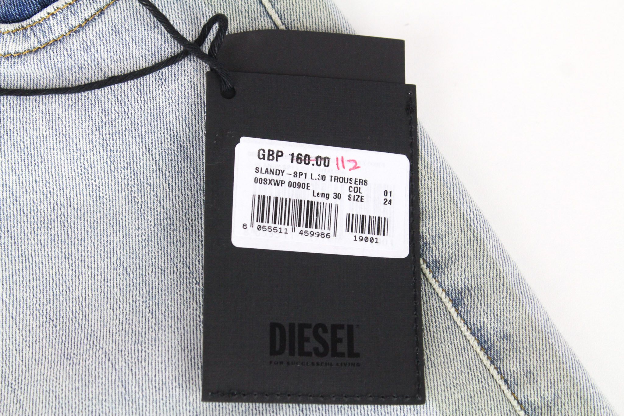 Diesel SLANDY-SP1 0090E W24/L30 Blue Girls Jeans 72314 Size 24" / US 00 / IT 34 - 6 Thumbnail