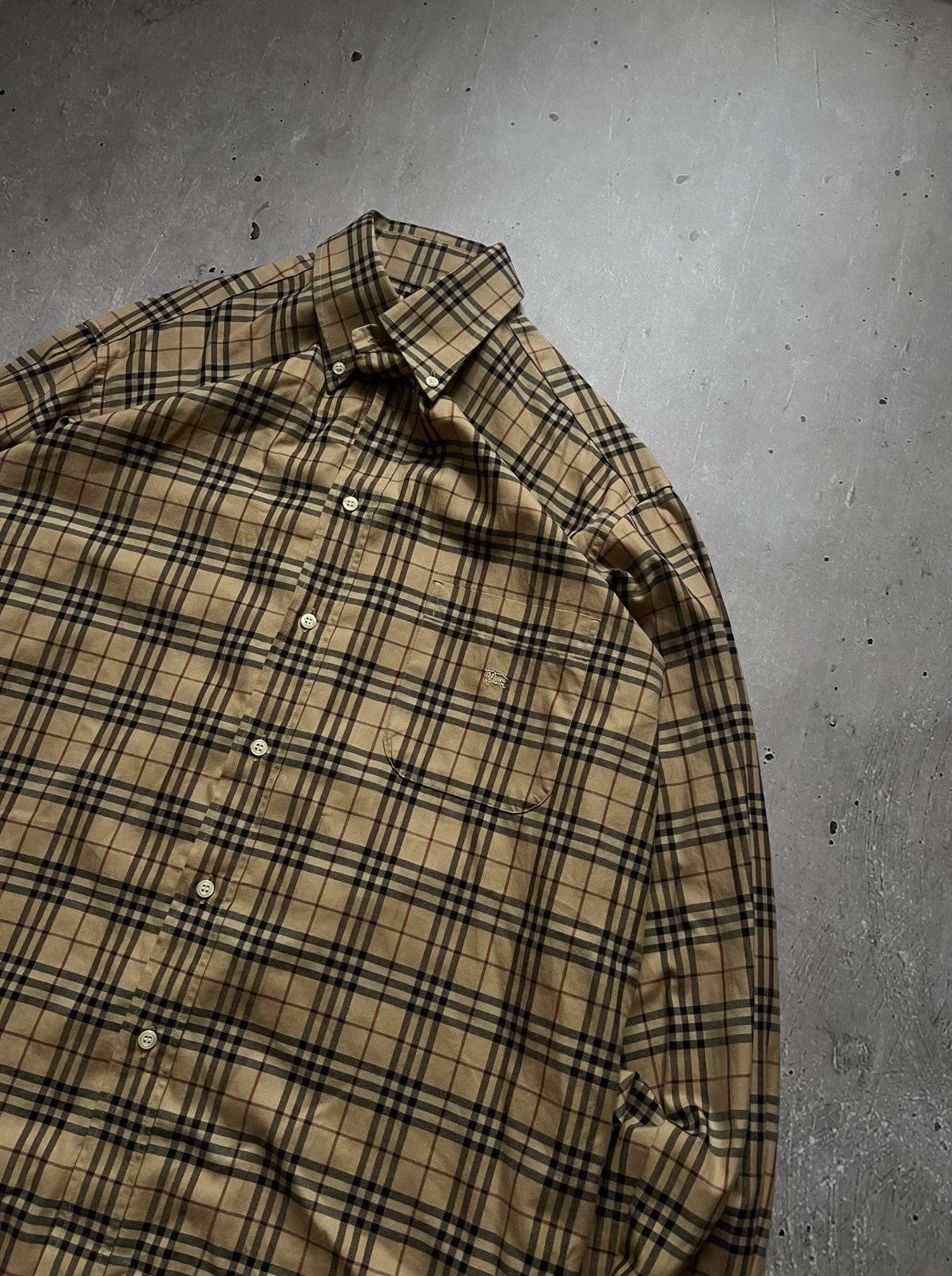 Burberry Rare Shirt Burberry Size 39 Size US XL / EU 56 / 4 - 2 Thumbnail