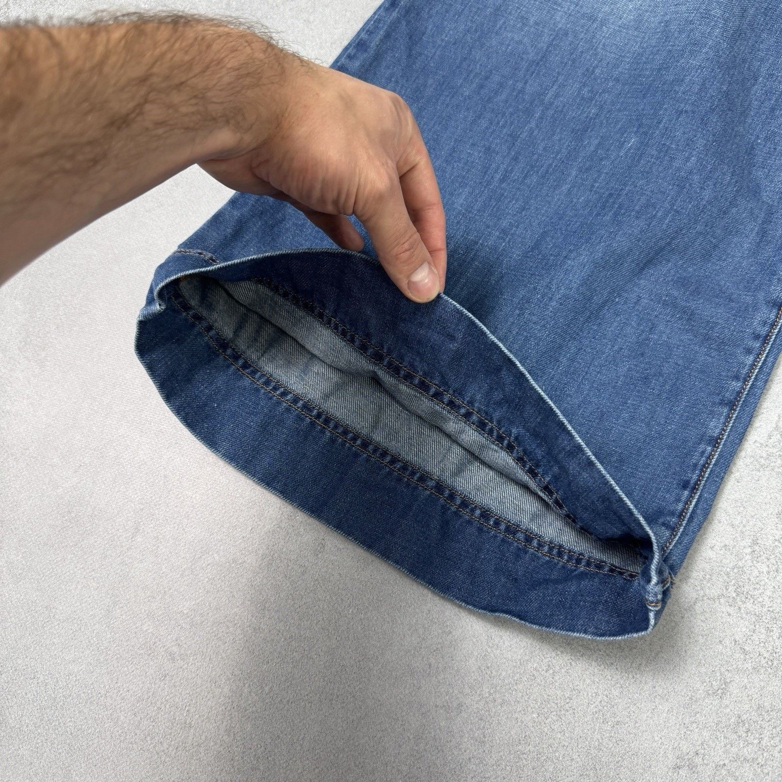 Weekend Max Mara Weekend Max Mara Flared Jeans mit 5-Pocket Size US 10 Blue Size 32" / US 10 / IT 46 - 9 Thumbnail