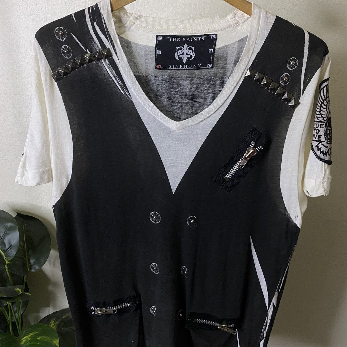 Seditionaries The Saints Sinphony Seditionaries Studded Punk Grunge Tee Size US M / EU 48-50 / 2 - 8 Thumbnail