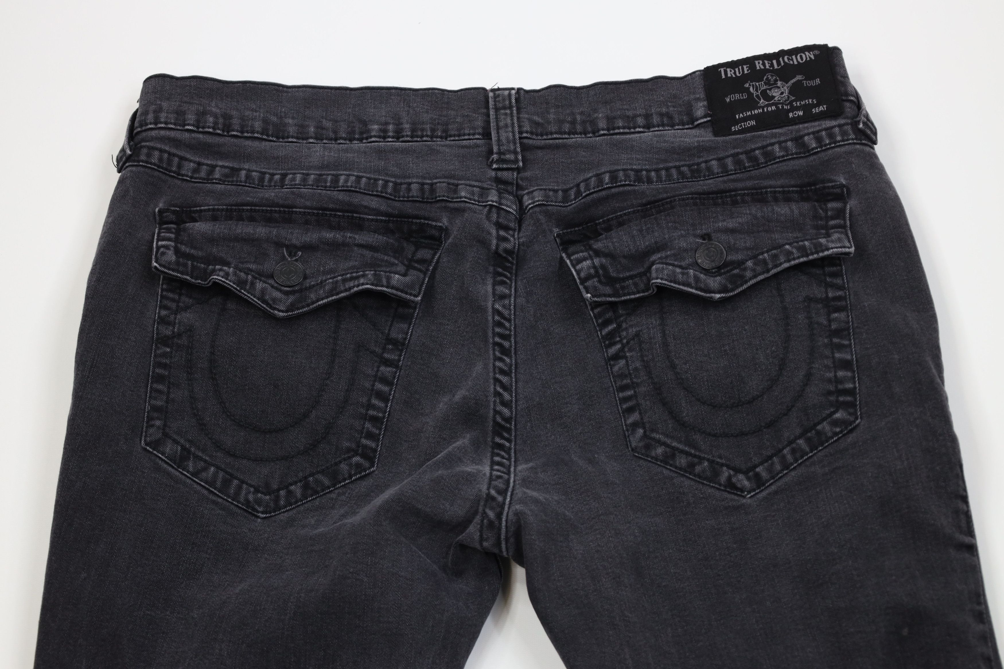 True Religion True Religion Rocco Relaxed Fit Skinny Leg Denim Jeans Black Size US 42 / EU 58 - 10 Thumbnail