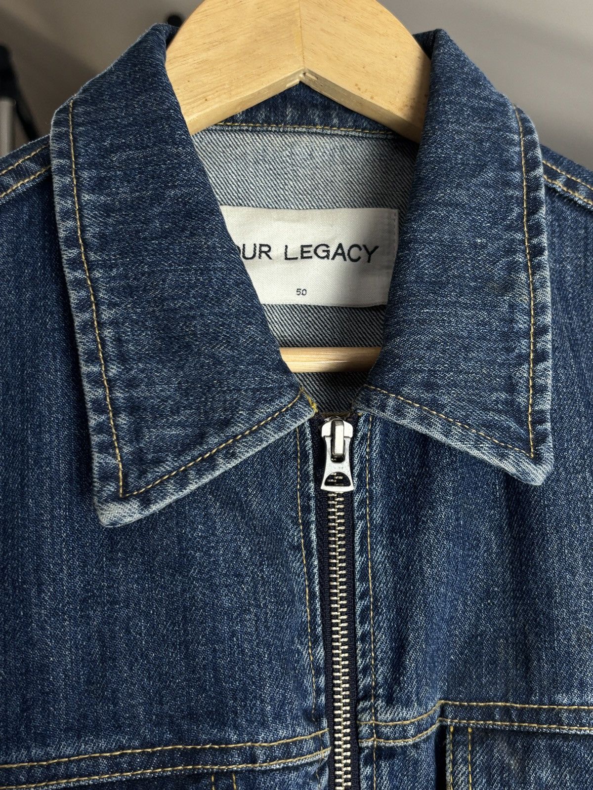 Our Legacy Our Legacy Vintage Zip Up Denim Jacket Size US M / EU 48-50 / 2 - 3 Thumbnail