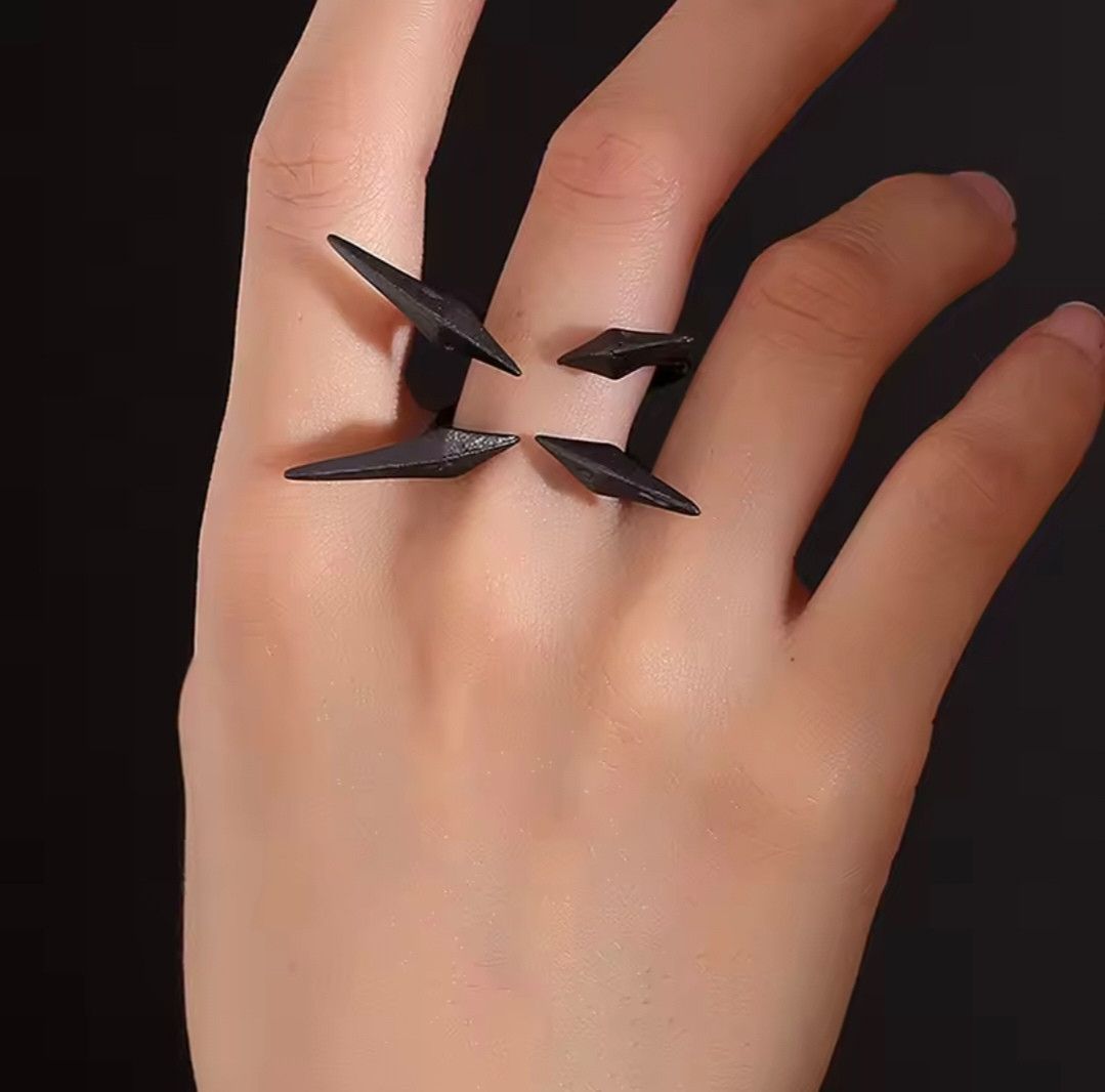 Jewelry × Vintage Gothic Punk Claw Cosplay Ring Size ONE SIZE - 3 Thumbnail