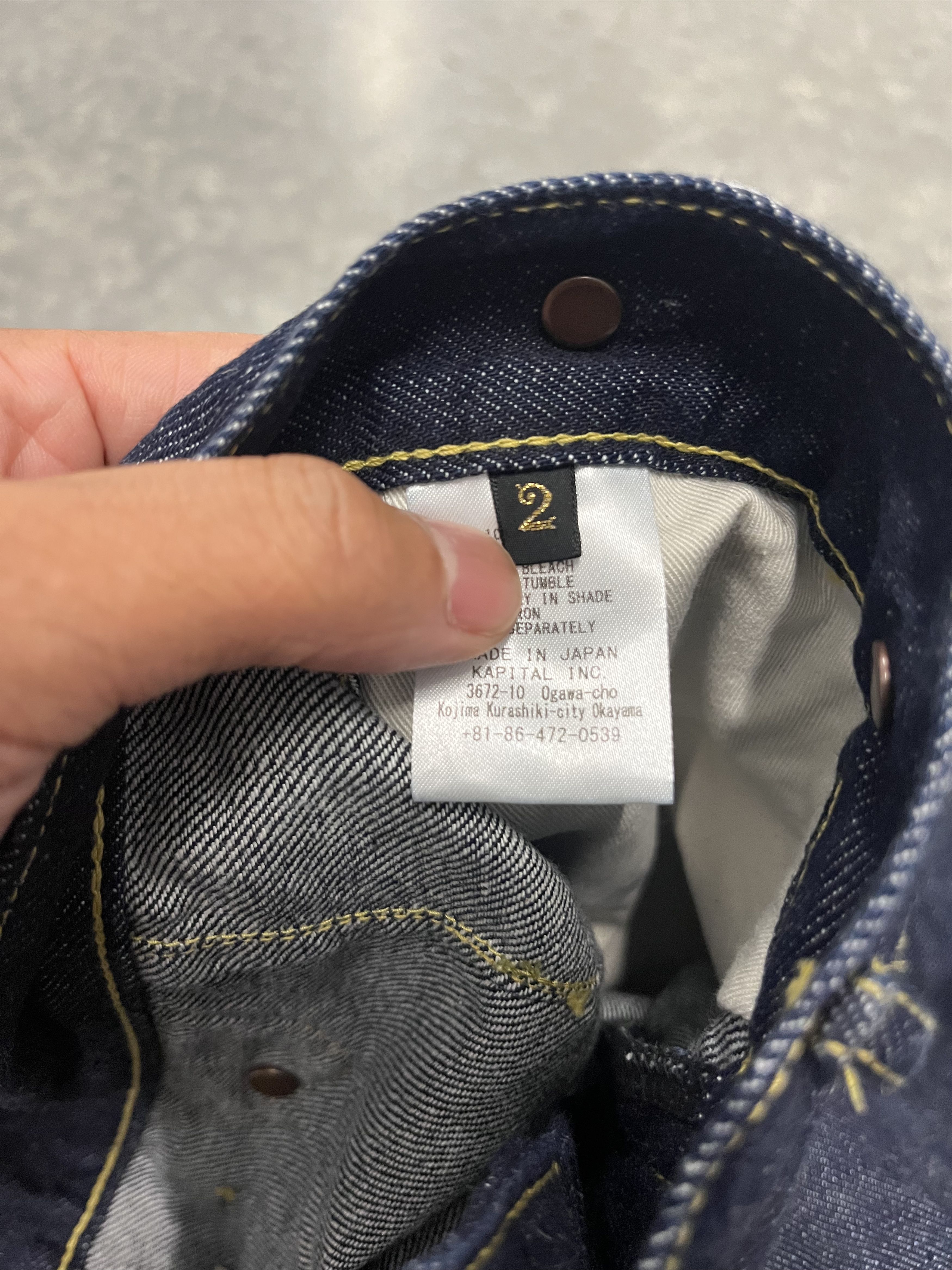Kapital Kapital Lumber Straight leg Panelled Jeans Size US 32 / EU 48 - 8 Thumbnail