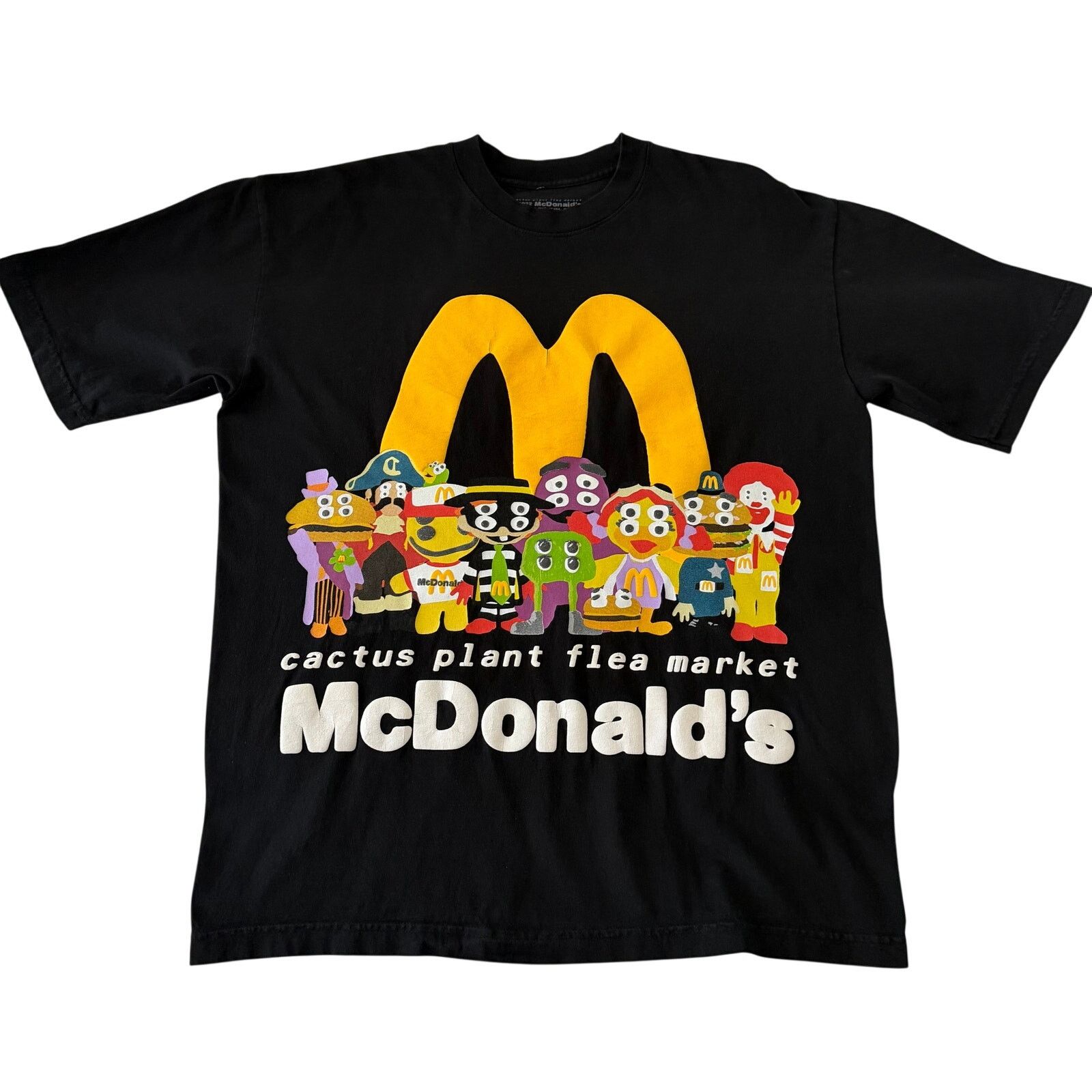 Cactus Plant Flea Market CPFM x McDonald's Cactus Buddy & Friends Tee Black Size L Size US L / EU 52-54 / 3 - 3 Thumbnail