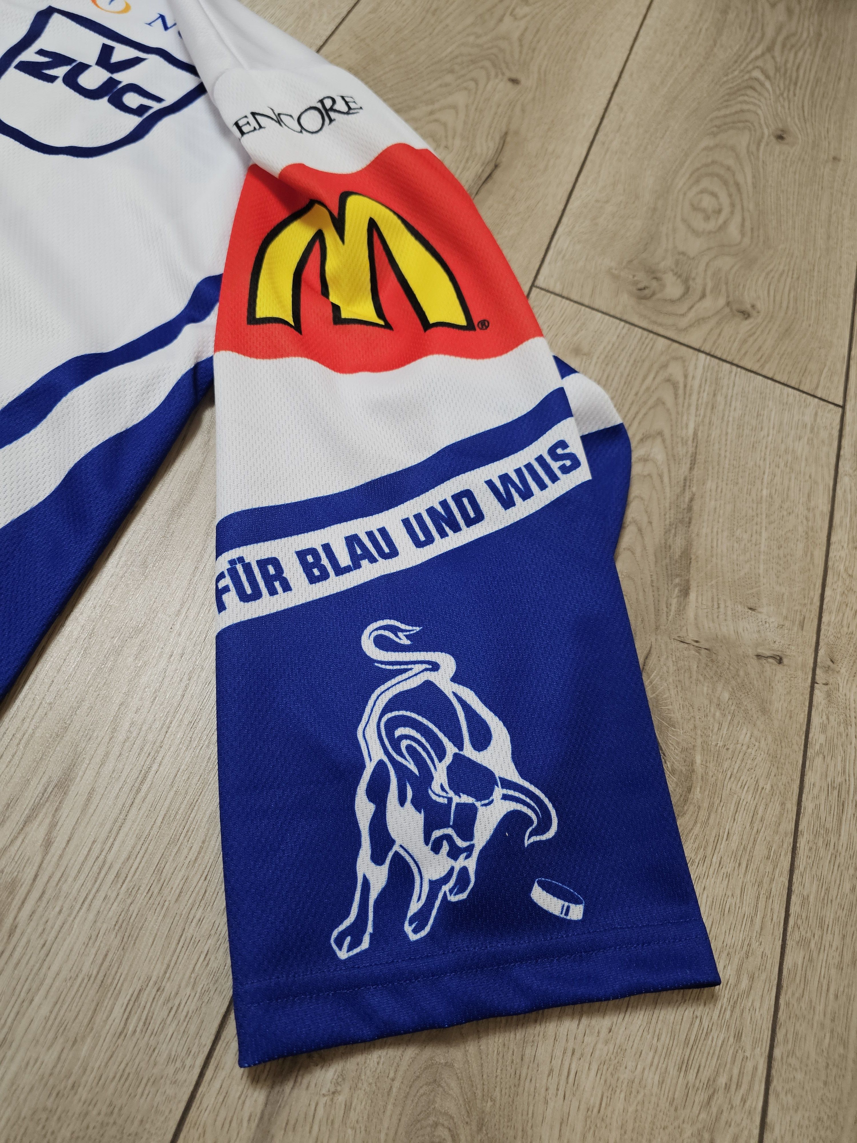 All Sport EVZ HOCKEY JERSEY EV ZUG JERSEY 2023 SWITZERLAND HOCKEY ICE Size US L / EU 52-54 / 3 - 6 Thumbnail