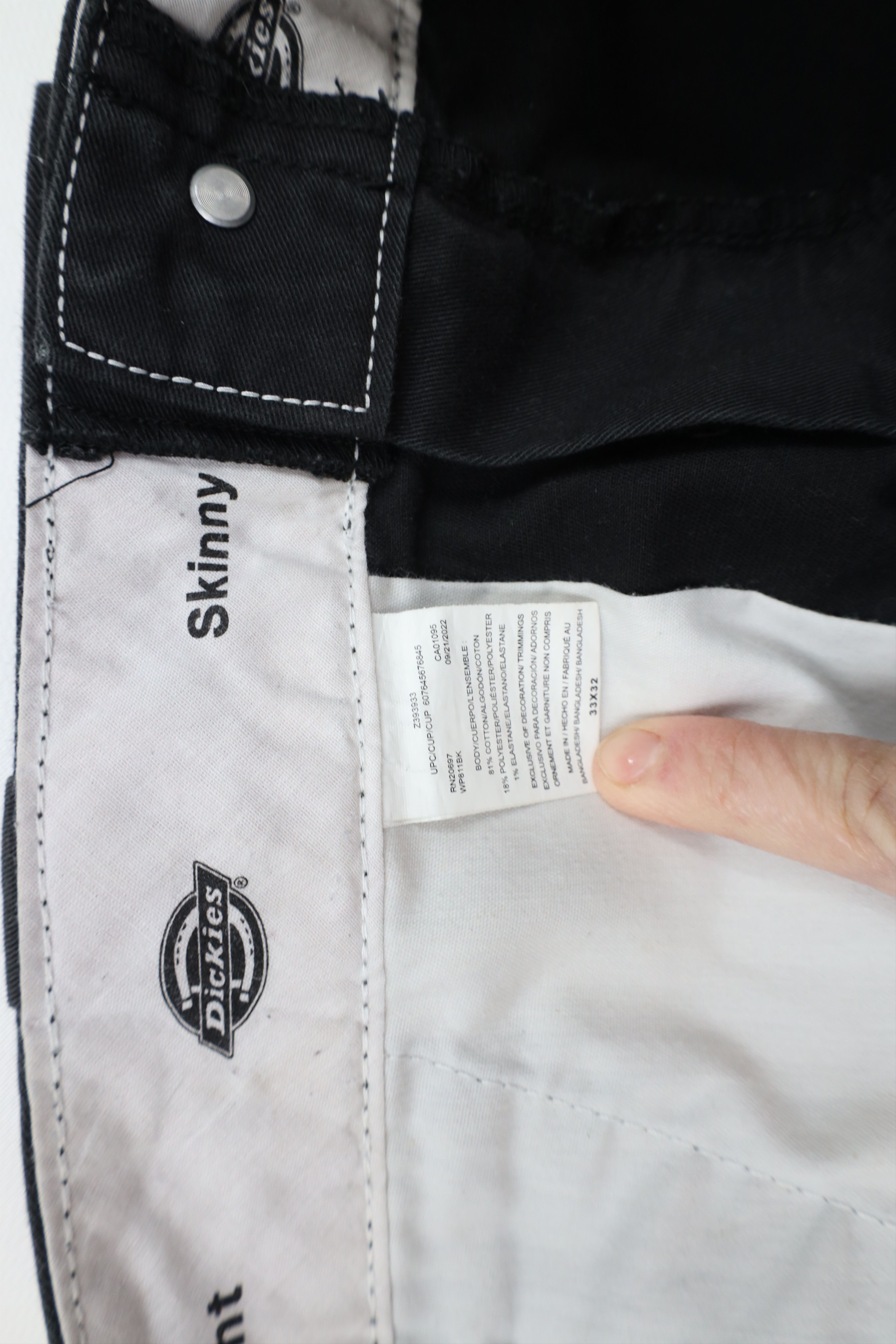Dickies × Vintage Vintage Y2K Dickies Double Knee Skinny Straight Leg Pants Size US 33 - 9 Thumbnail