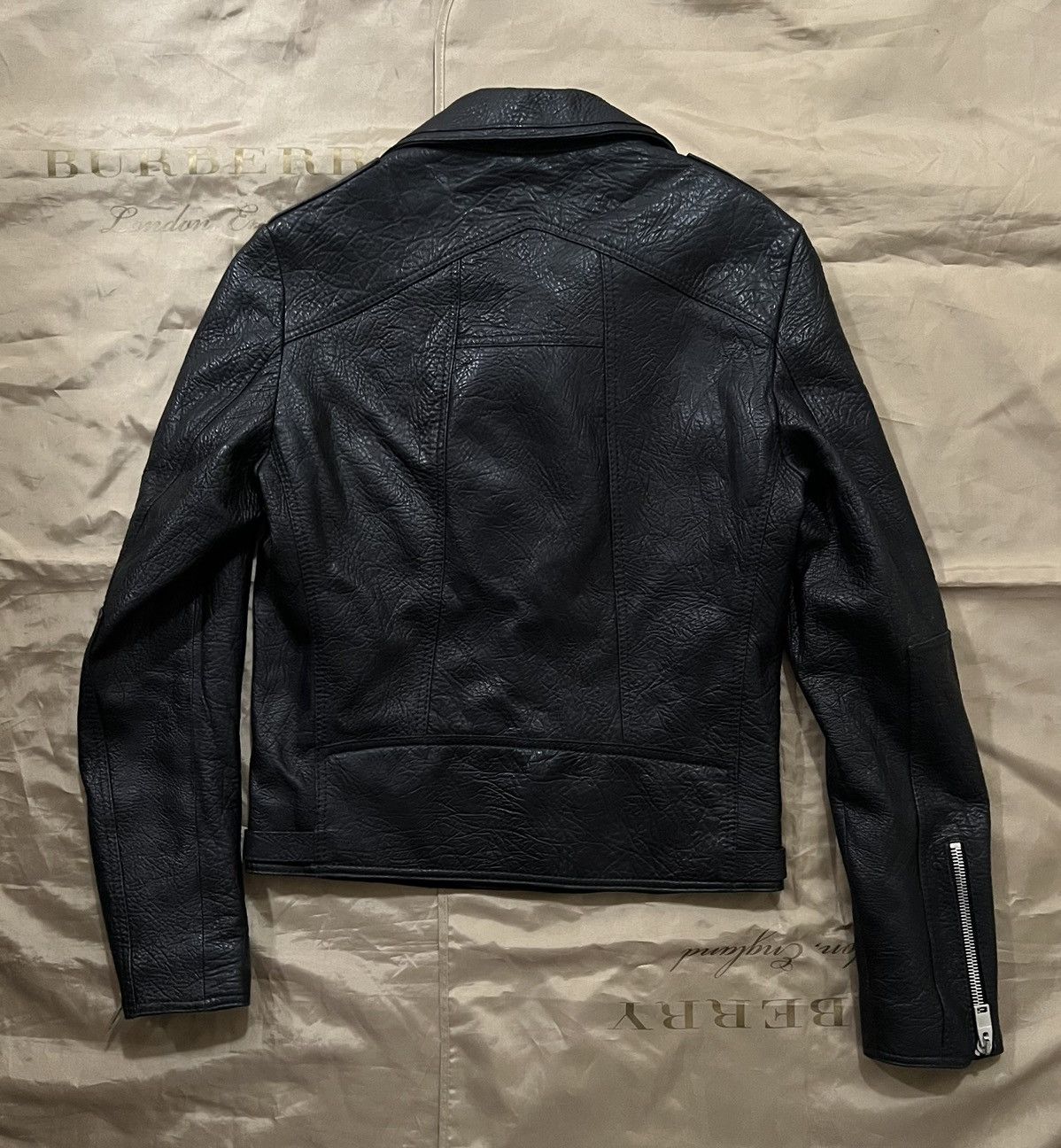 Balenciaga BALENCIAGA 2014 Lamb Leather Moto Jacket size 48 $5600 Size US M / EU 48-50 / 2 - 3 Thumbnail