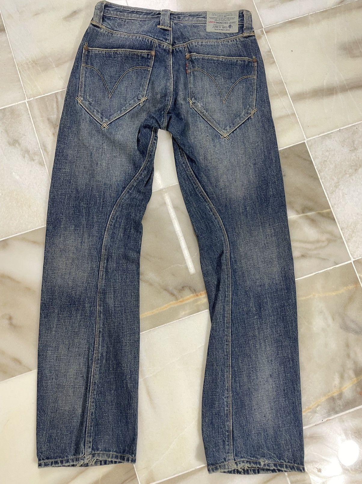 Levi's Vintage Levis Engineered Jeans Takuya Kimura Size US 30 / EU 46 - 5 Thumbnail