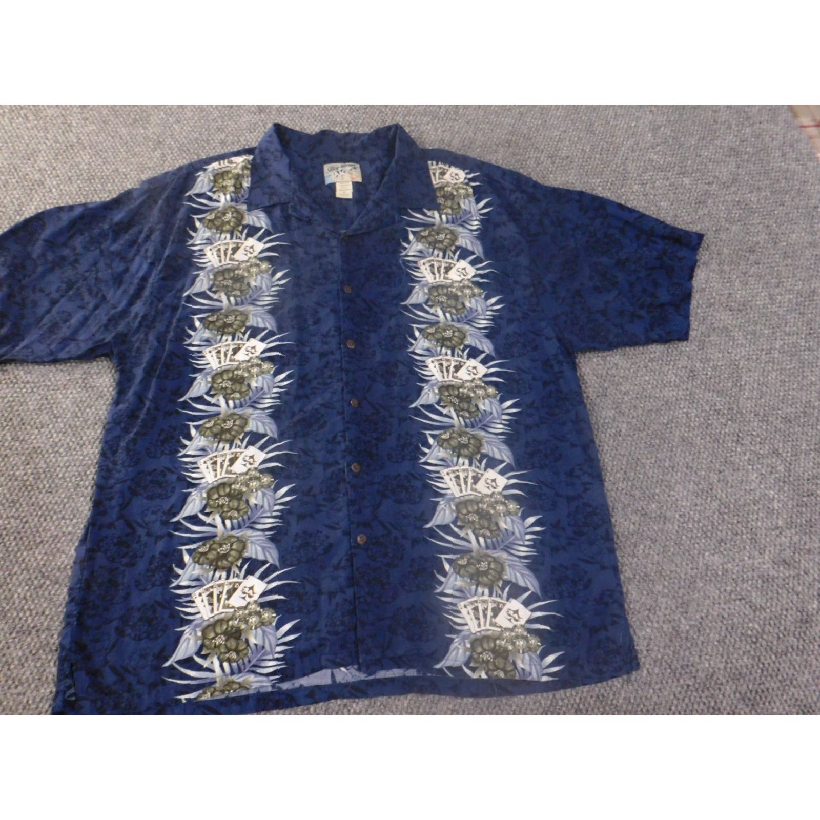 Big Dogs Big Dogs Shirt 2XL Men Floral Button Short Sleeve Knit Cotton Blue 2XL Regular T-Shirt Dog Vintage No-iron Breathable Easy Care Size US XXL / EU 58 / 5 - 3 Thumbnail