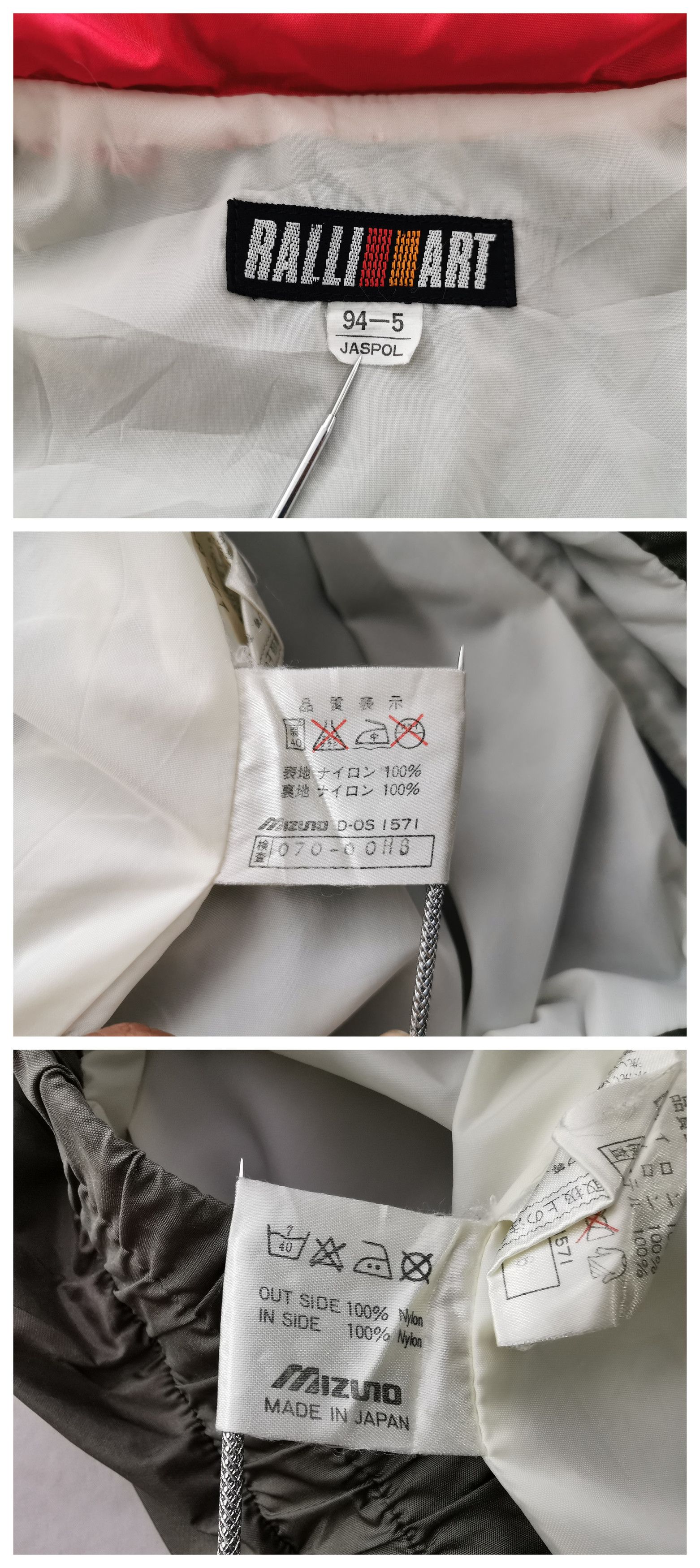 Vintage Vintage 90s Ralliart Racing Windbreaker Nylon Made In Japan Size US M / EU 48-50 / 2 - 7 Thumbnail