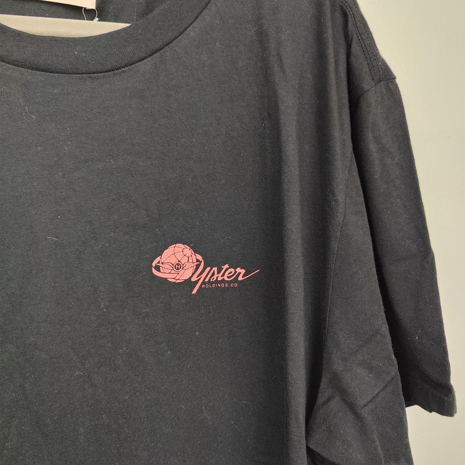 Other Oyster Holdings Layering Tee Mens 2XL Black Graphic T-Shirt Size US XXL / EU 58 / 5 - 2 Thumbnail