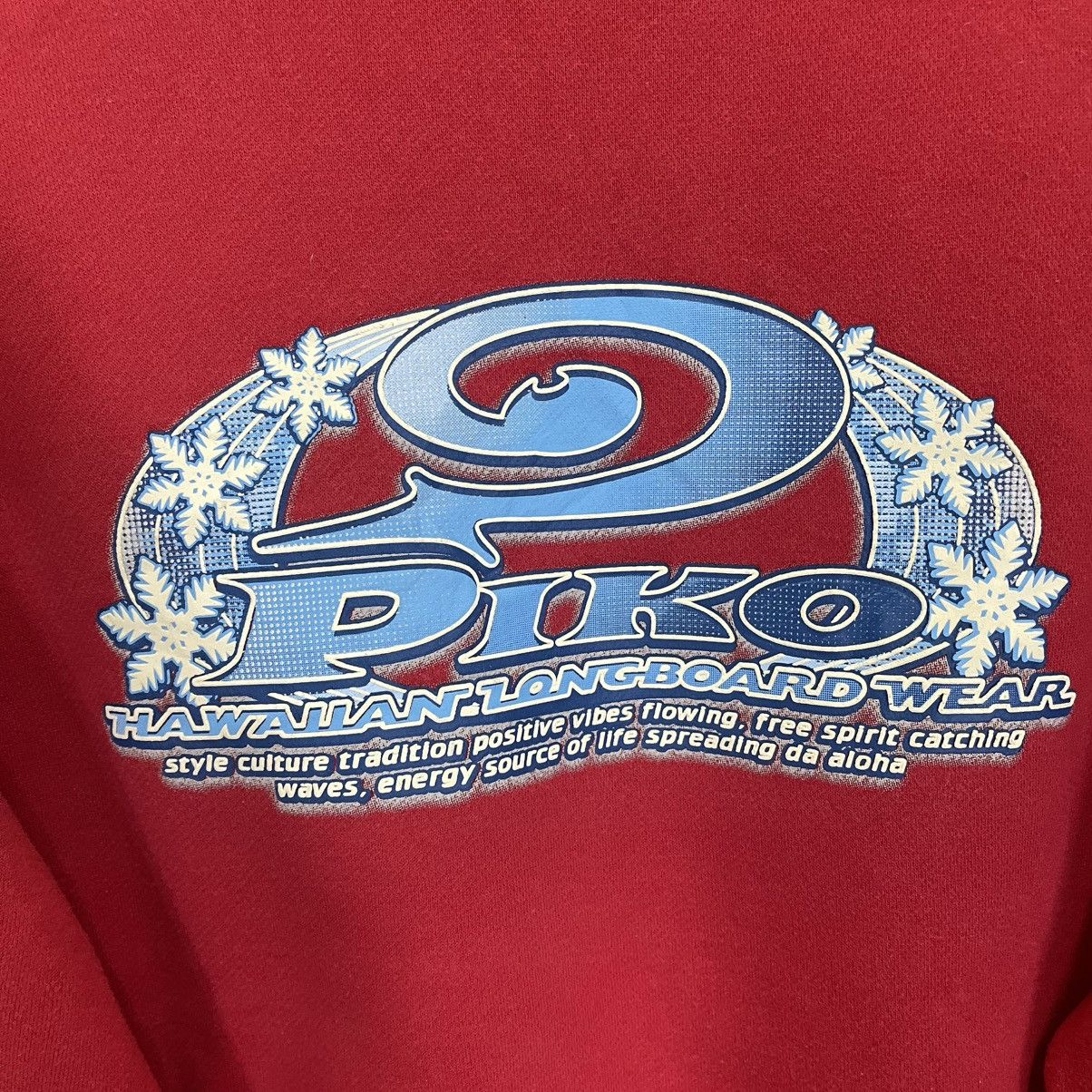 Life's a Beach Vintage 90’s Piko Surf Hawaiian Longboard Wear Sweatshirt Size US M / EU 48-50 / 2 - 5 Thumbnail