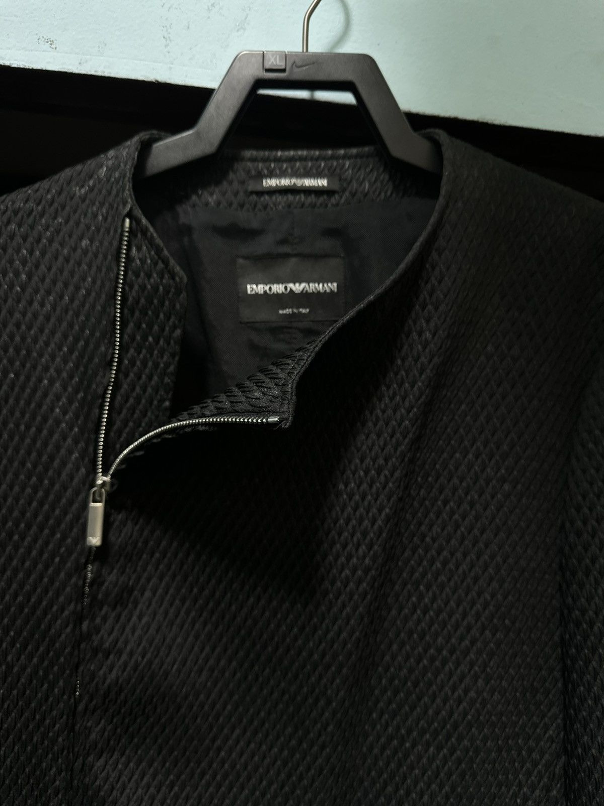 Emporio Armani E A bikers jacket handcrafted in italy , rare to found ,, Size US L / EU 52-54 / 3 - 1 Thumbnail