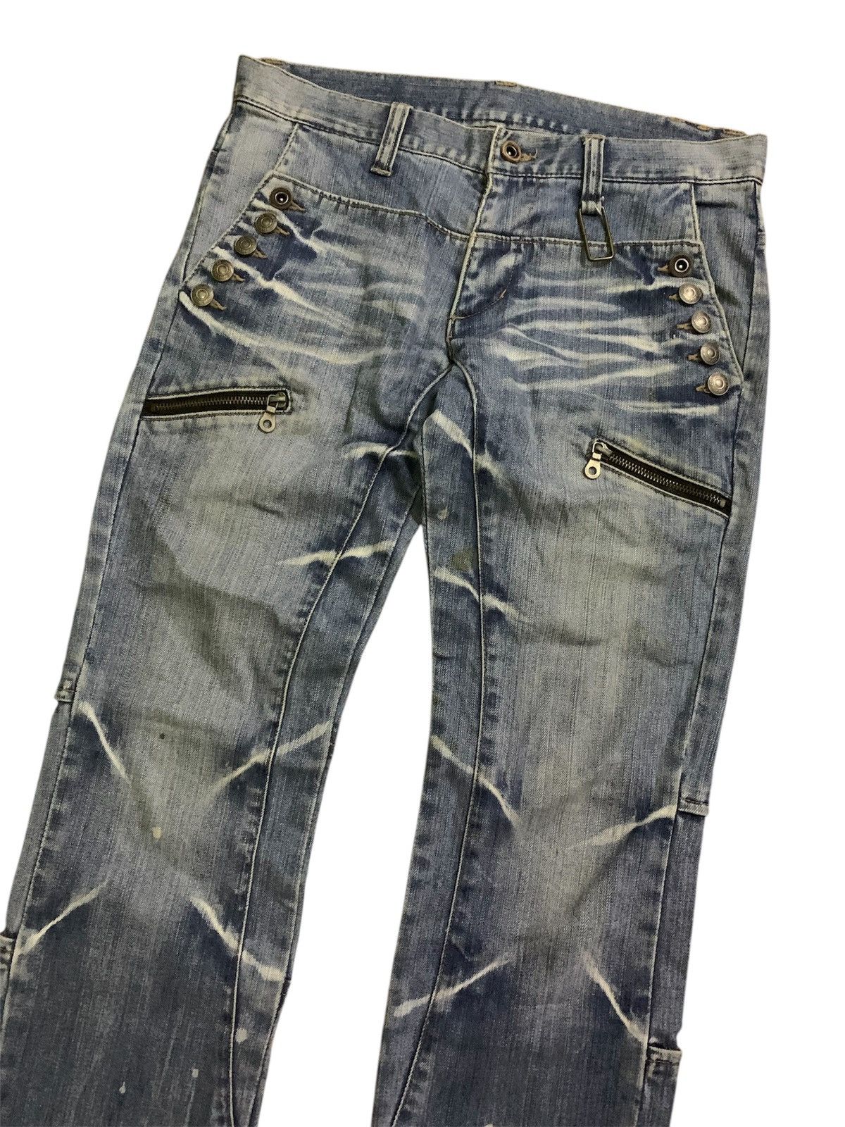 PPFM Vintage Ppfm Japan Gothic Punk Denim Size US 31 - 5 Thumbnail