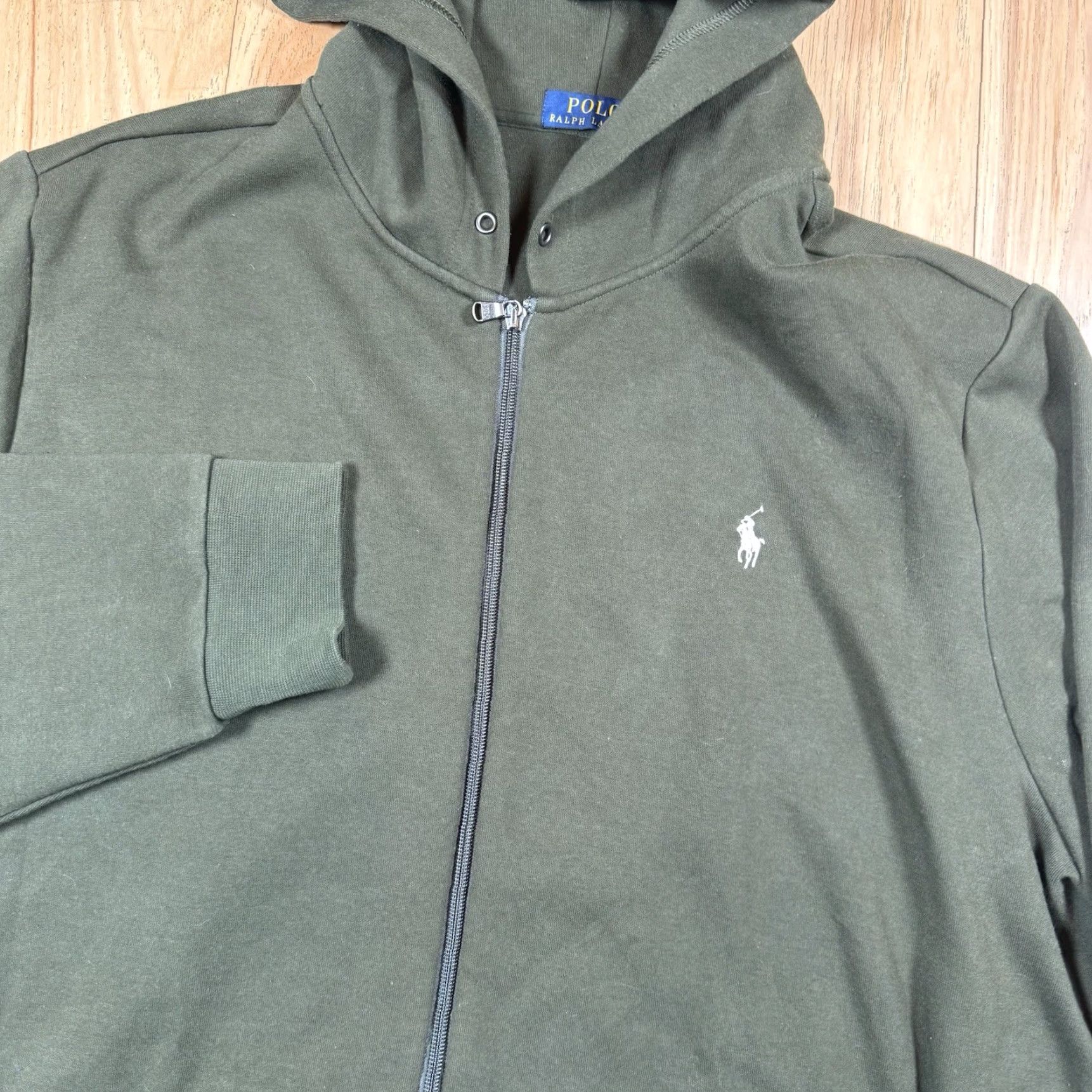 Polo Ralph Lauren Polo Ralph Lauren Hoodie Sweatshirt Full Zip Mens XXL Green Size US XXL / EU 58 / 5 - 3 Thumbnail