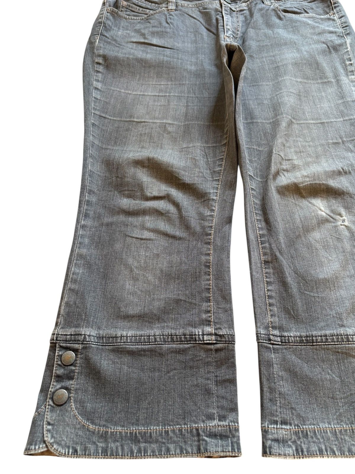 Burberry × Designer Vintage Burberry London Mud Wash Distressed Rip Baggy Jean Size US 36 / EU 52 - 6 Thumbnail