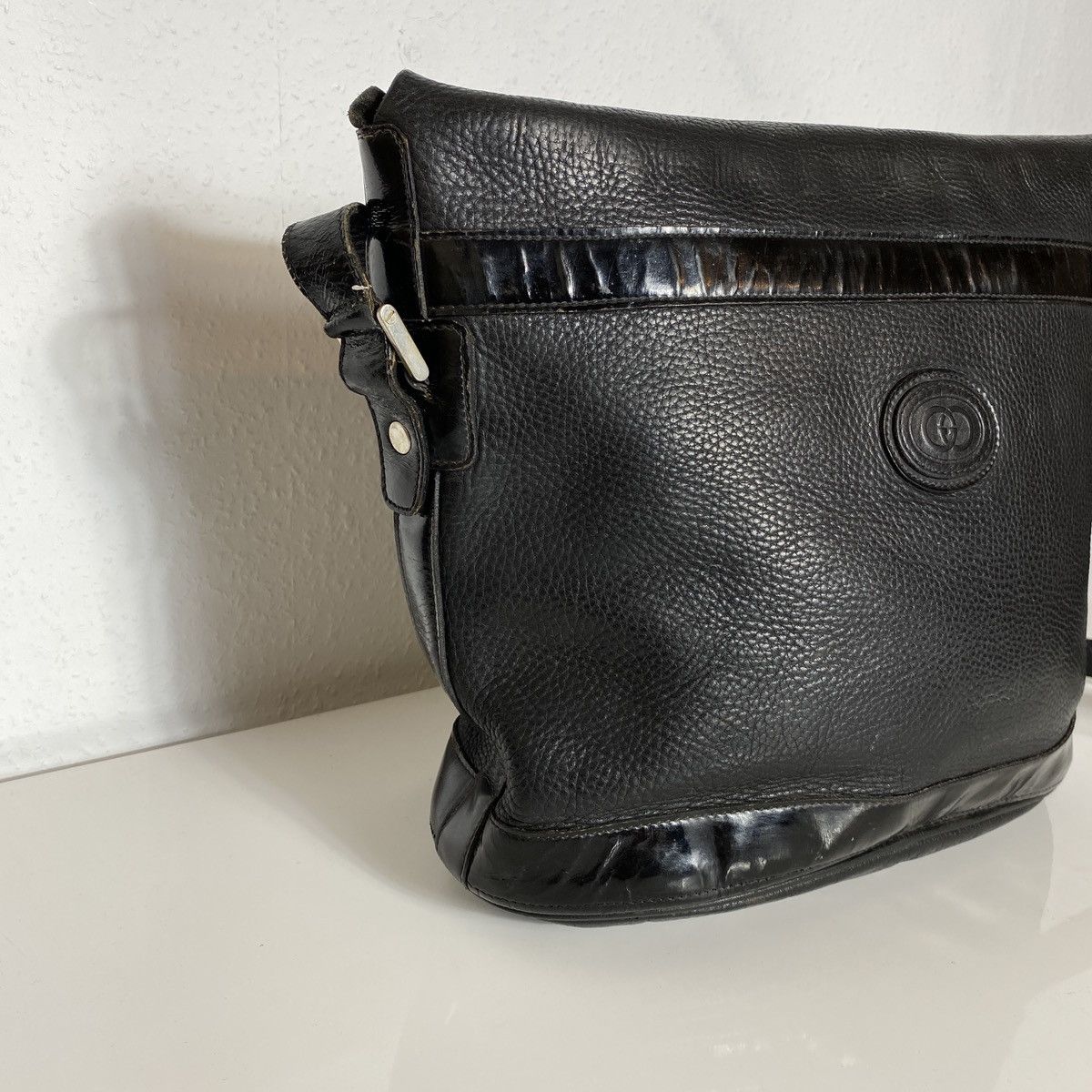 Gucci Vintage bag Gucci Leather Black Size ONE SIZE - 5 Thumbnail