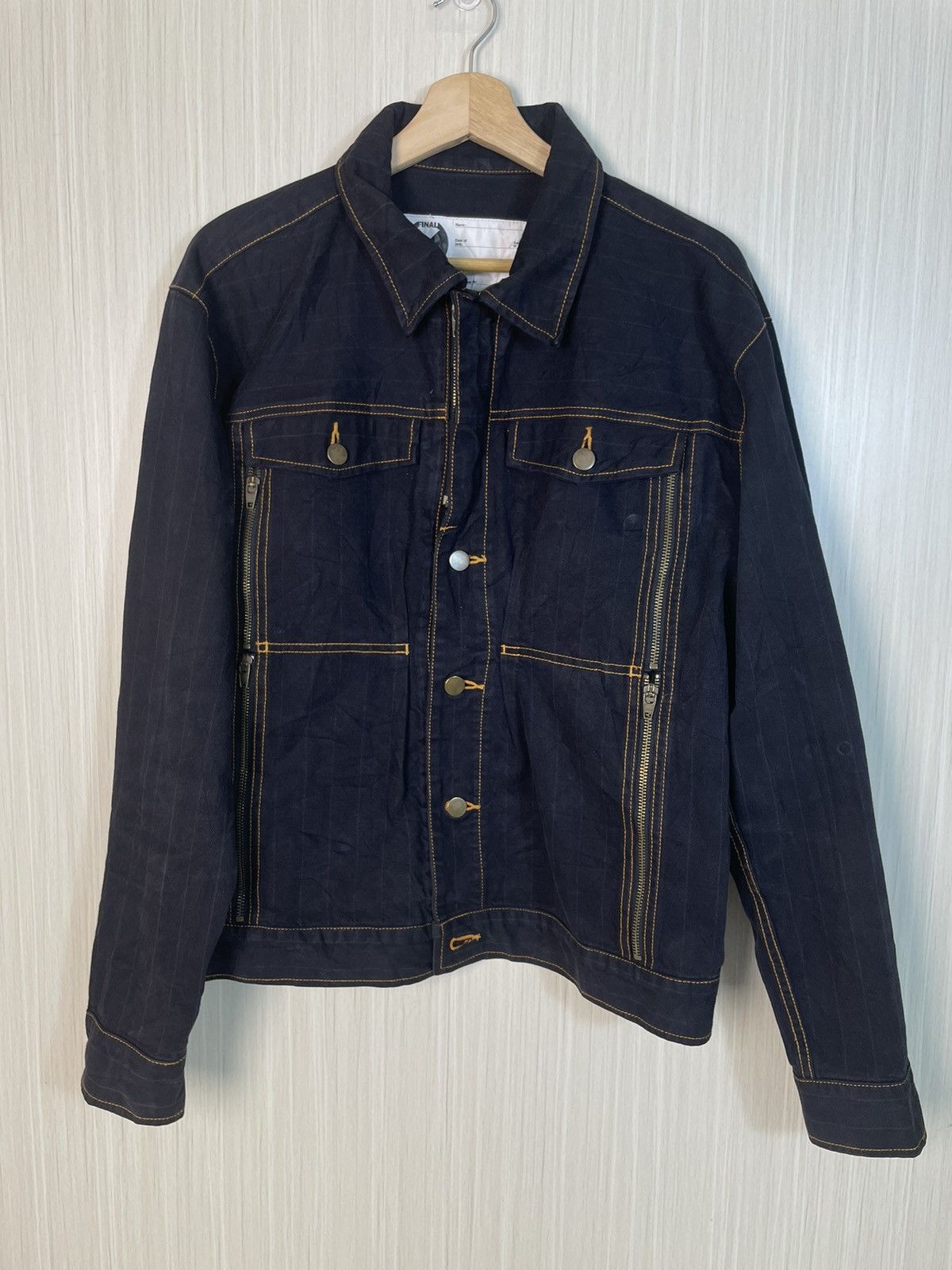 Final Home Vintage Final Home Denim Jacket Rare Jacket Size US M / EU 48-50 / 2 - 2 Thumbnail