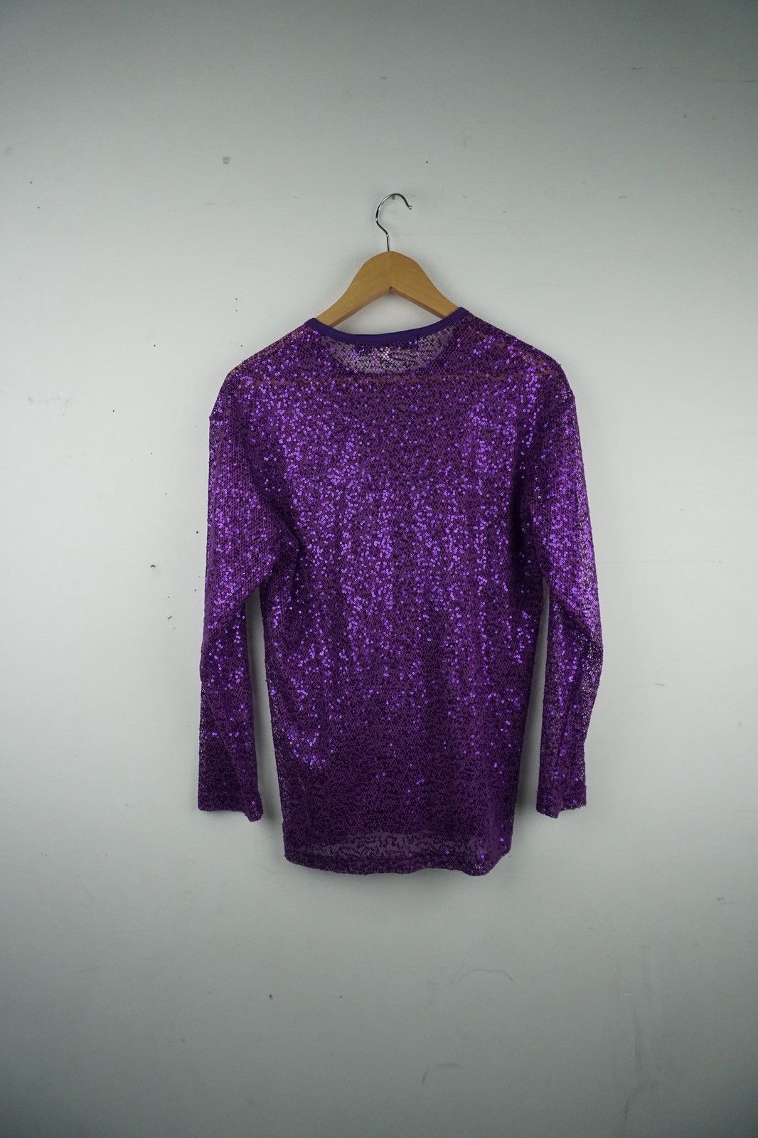 Junya Watanabe Junya Watanabe Sequin Longsleeve see trough T-Shirt Size S / US 4 / IT 40 - 2 Thumbnail