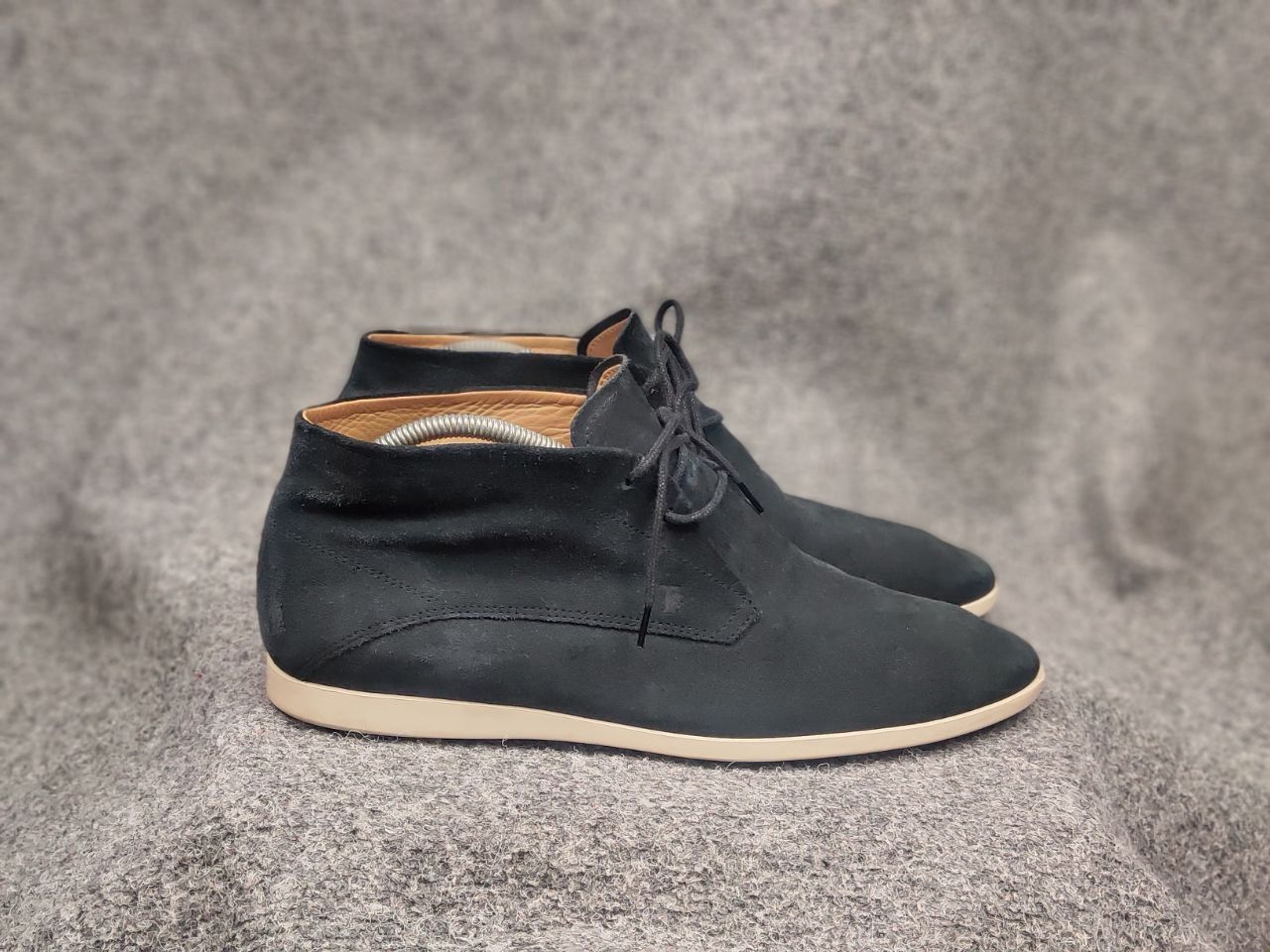 Tod's Tod's Design Suede Leather Blue Chukka Shoes Casual Boots Size US 9 / EU 42 - 4 Thumbnail