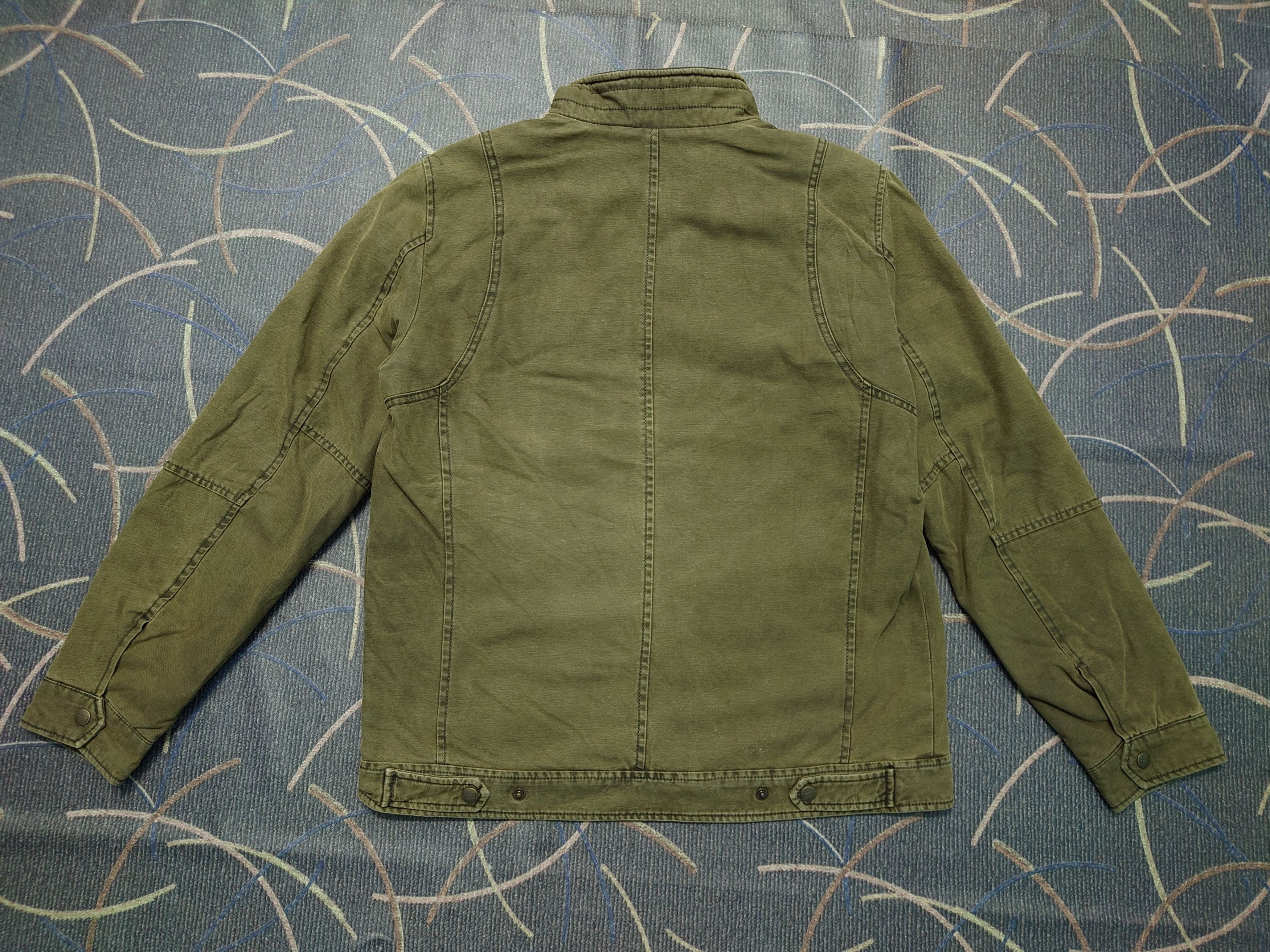Levi's Levi's Green Olive Canvas Jacket Lined Trucker Jacket Size US M / EU 48-50 / 2 - 3 Thumbnail